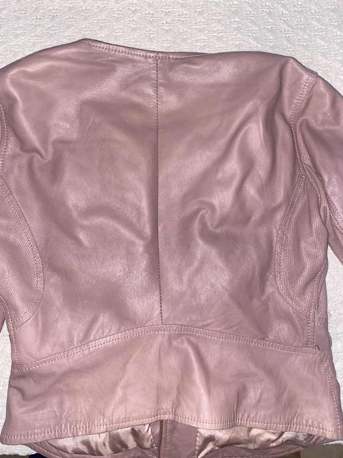 Imperial Pink Leather Jacket Size M / US 6-8 / IT 42-44 - 9 Thumbnail