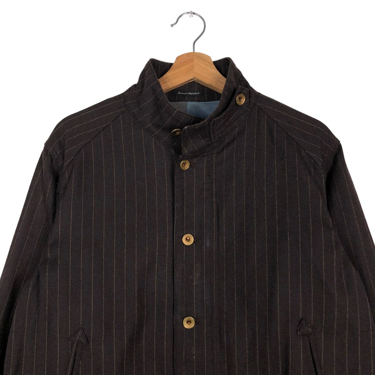 Japanese Brand 🔥VINTAGE BIKER JACKET JOURNAL STANDARD TARTAN DESIGN LINING Size US M / EU 48-50 / 2 - 4 Thumbnail