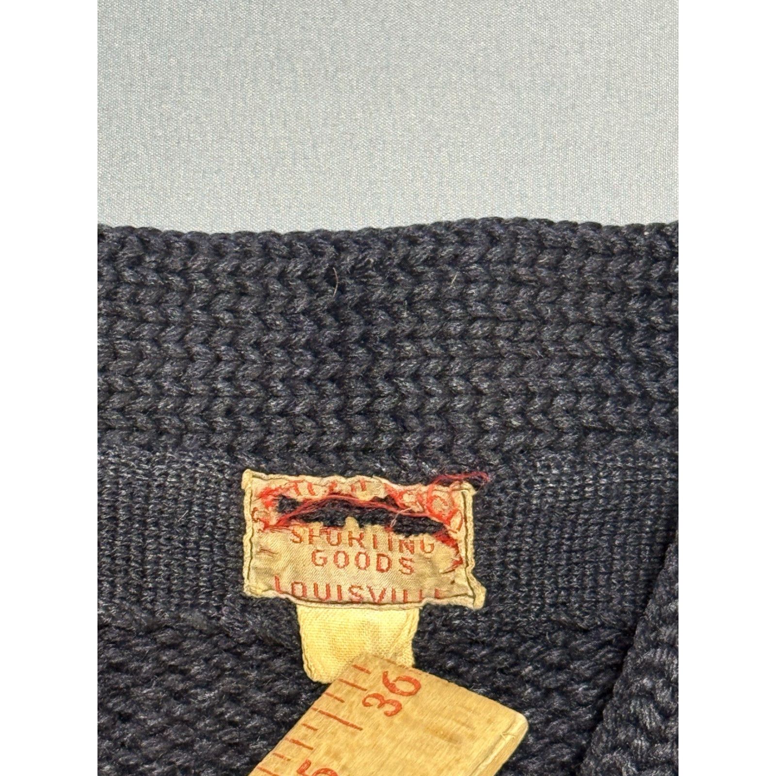 Vintage VINTAGE Sutcliffe Sporting Goods Wool Sweater Black Sz S USA 1940s Men/Women? Size US S / EU 44-46 / 1 - 5 Thumbnail