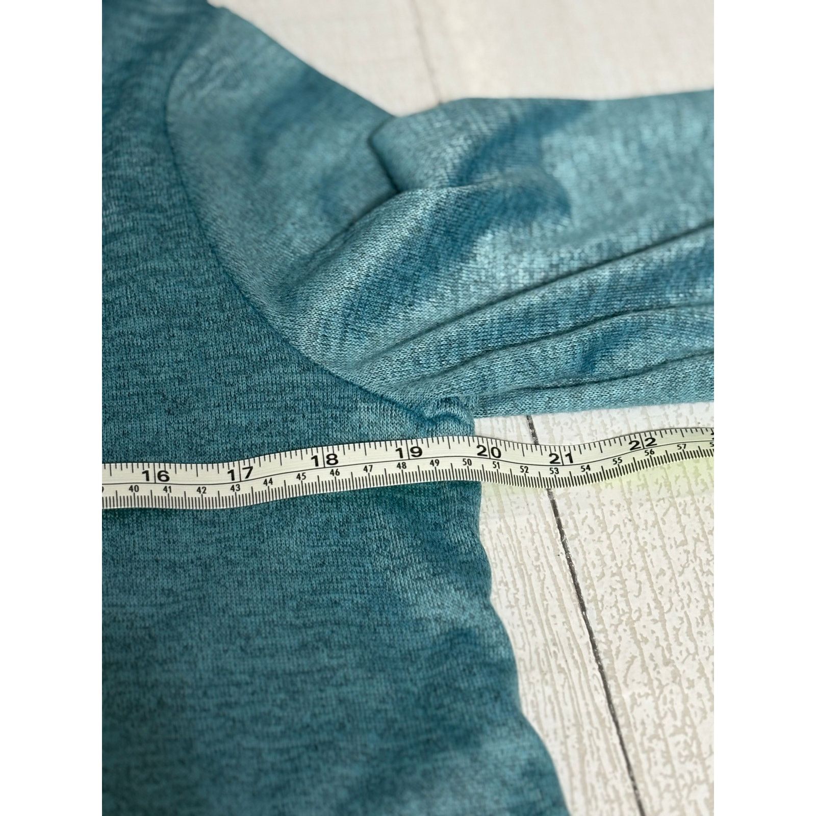 Other One World Blue Knit Top with Scarf Size PM Size M / US 6-8 / IT 42-44 - 8 Thumbnail
