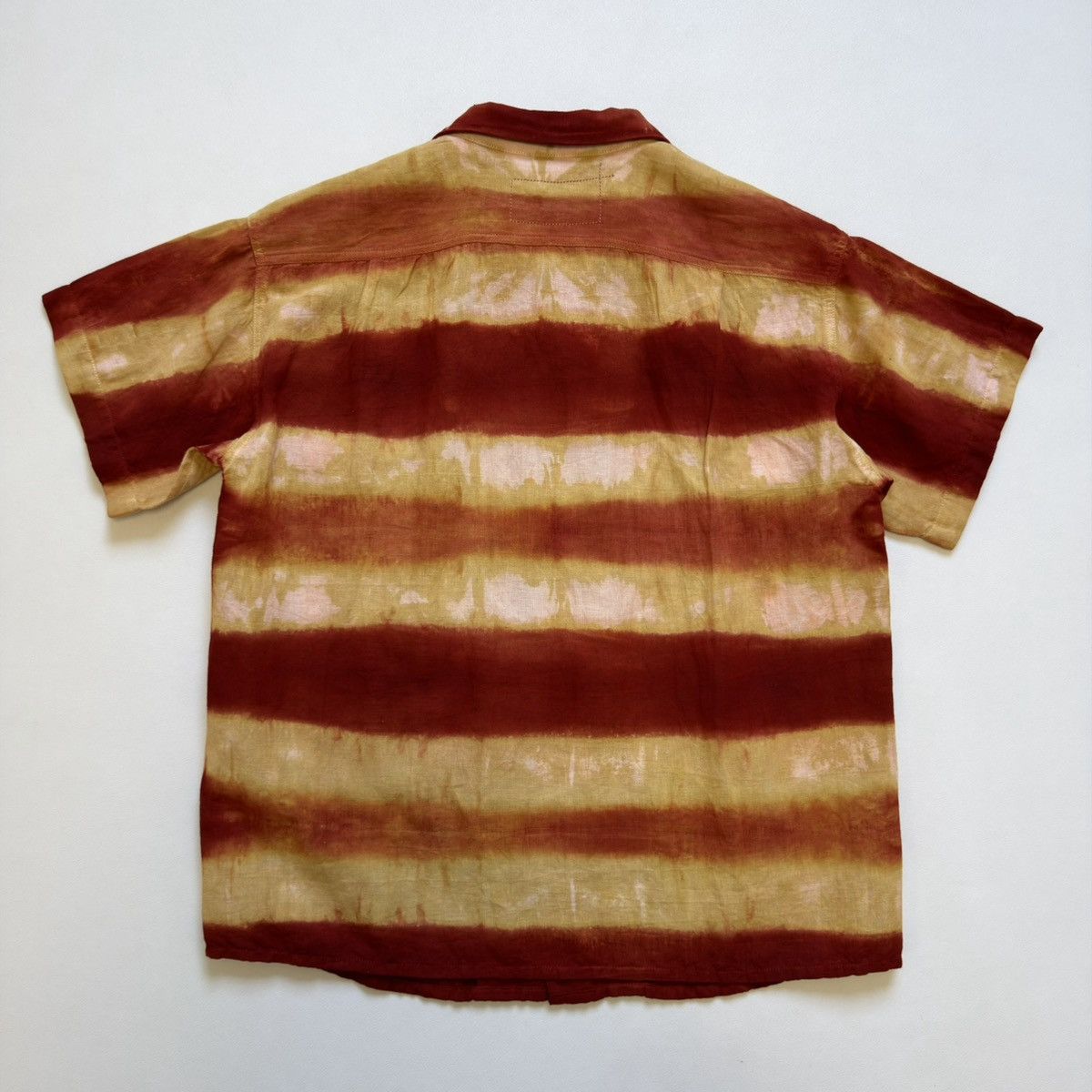 Story Mfg. ‘Fire Tie Dye’ Striped Boxy Shirt Size US S / EU 44-46 / 1 - 10 Thumbnail