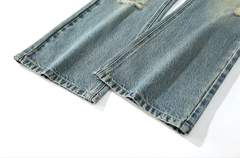 Japanese Brand × Jean Distressed Frayed Denim Pants Size US 30 / EU 46 - 8 Thumbnail