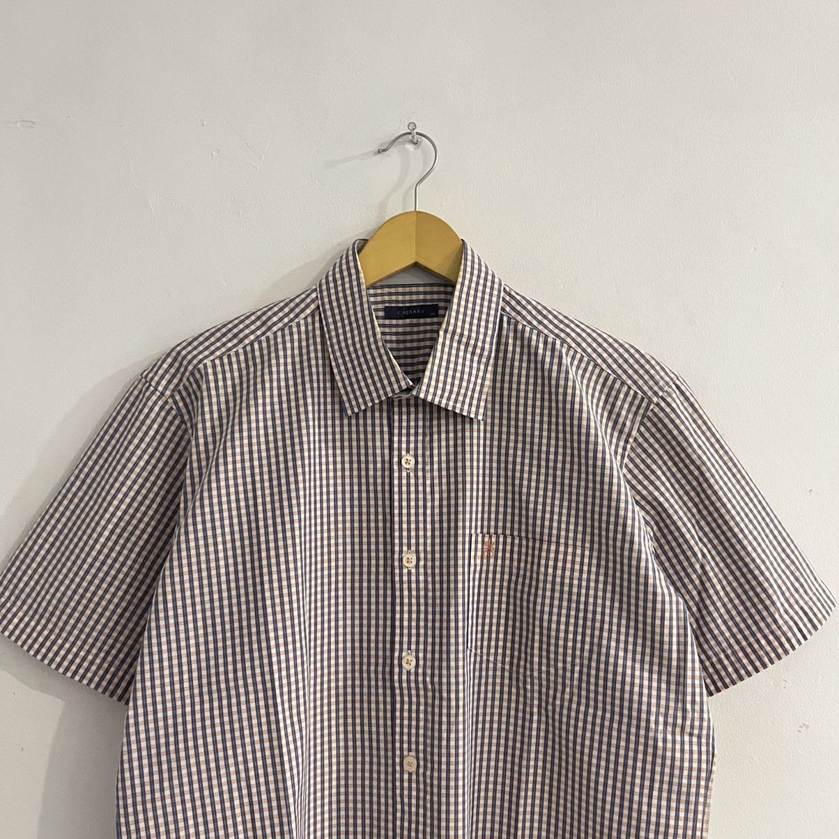 Issey Miyake Caesars - Gingham Button Up Shirt Size US L / EU 52-54 / 3 - 2 Thumbnail