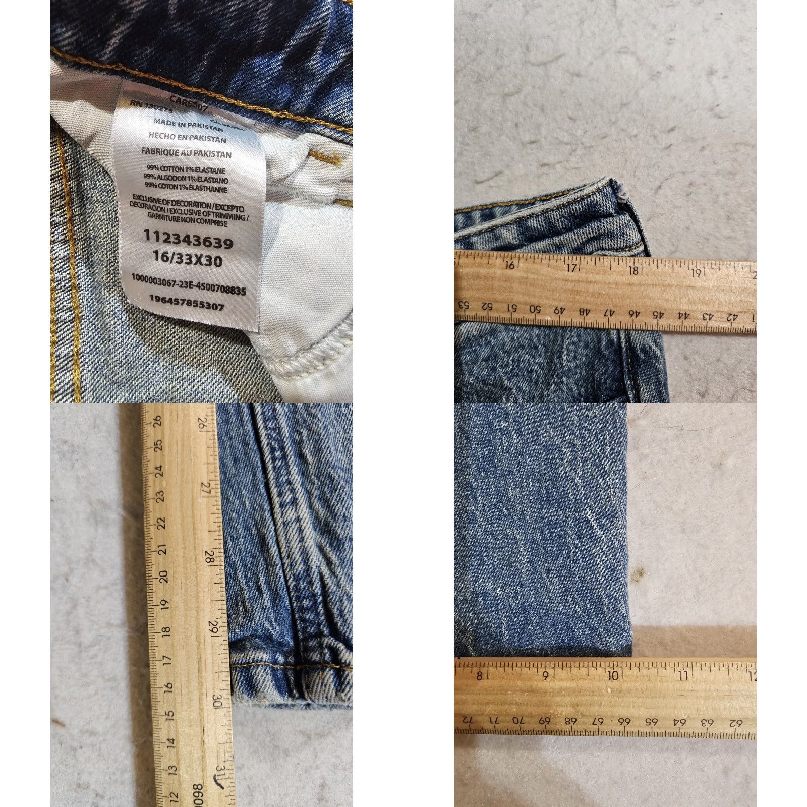 Wrangler VINTAGE Wrangler Retro Denim Jeans RN 130273 Jeans Cowboy Western Mens 33x30 Blue Cotton 80s Wrangler RN130273Mens Casual Size US 33 - 9 Thumbnail