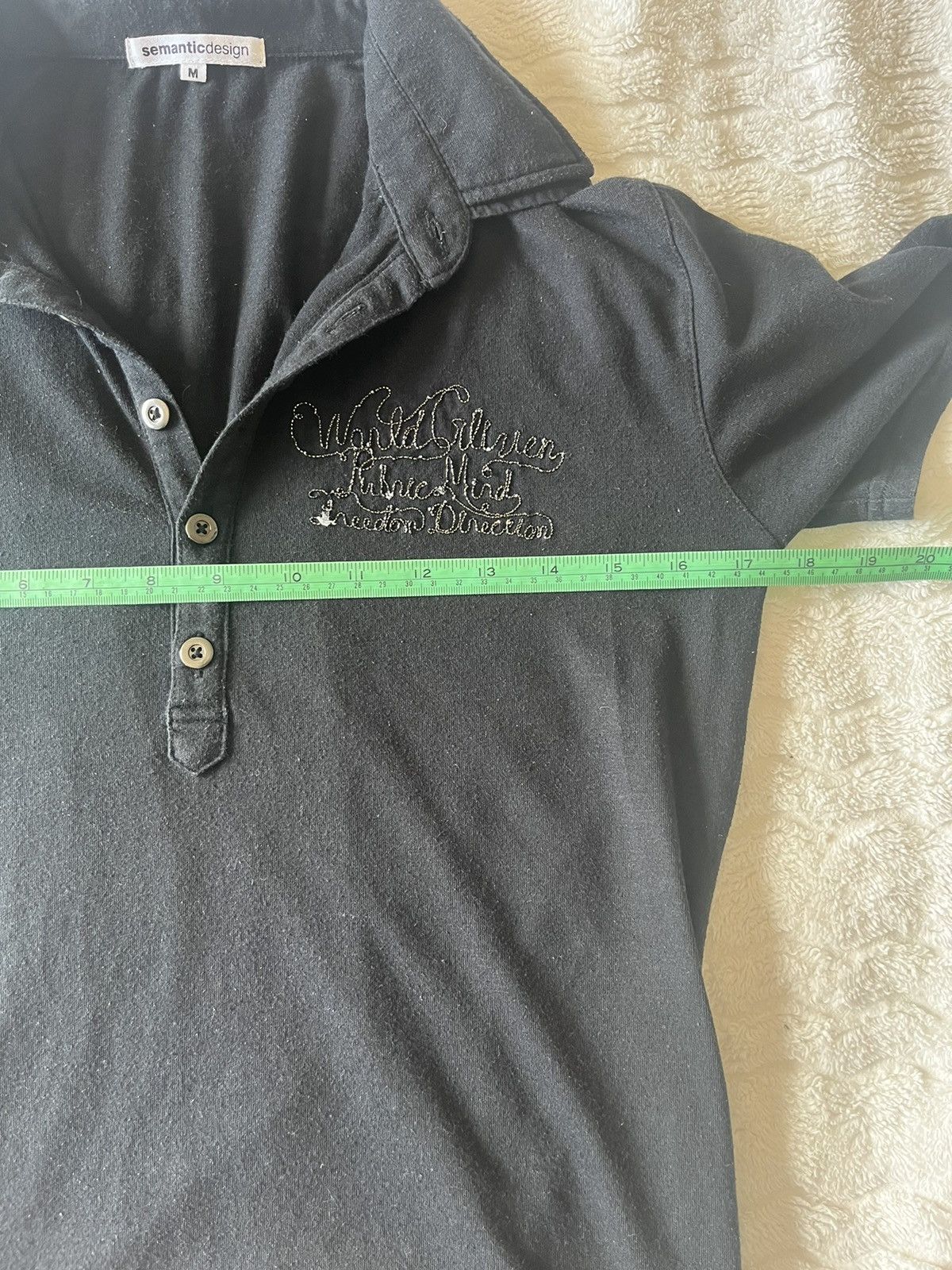 Hysteric Glamour Rare semantic design polo Japanese archive brand Size US M / EU 48-50 / 2 - 5 Thumbnail