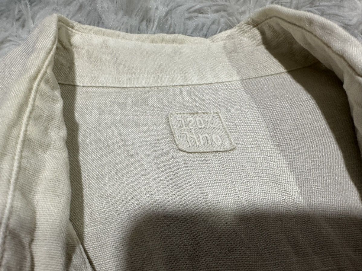 120% Lino 🔥Vintage 120% Lino Linen Shirt Size US XL / EU 56 / 4 - 4 Thumbnail
