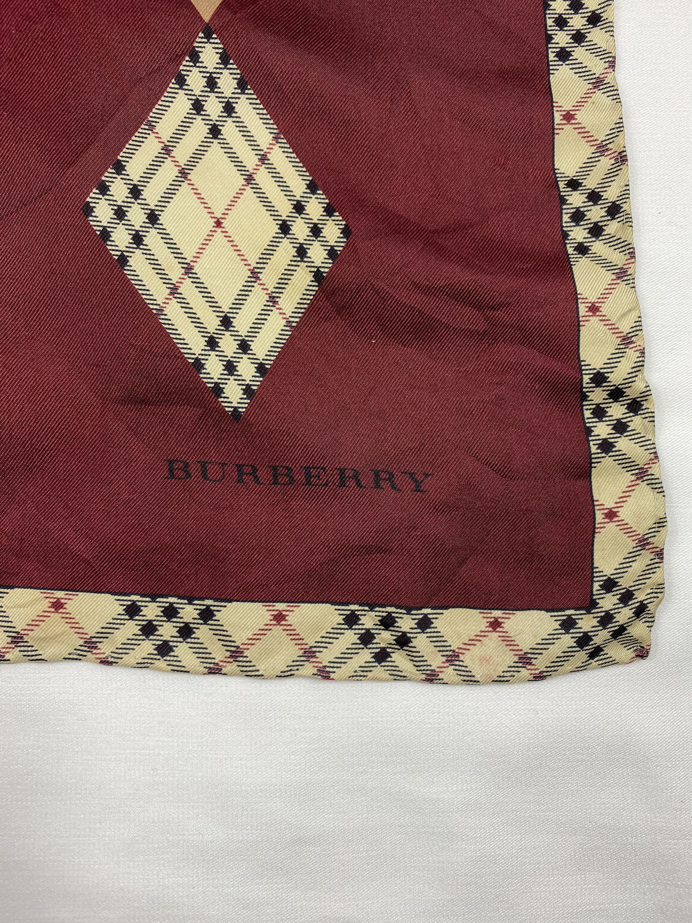 Burberry Burberry Silk Handkerchief / Bandana / Neckerchief Size ONE SIZE - 5 Thumbnail