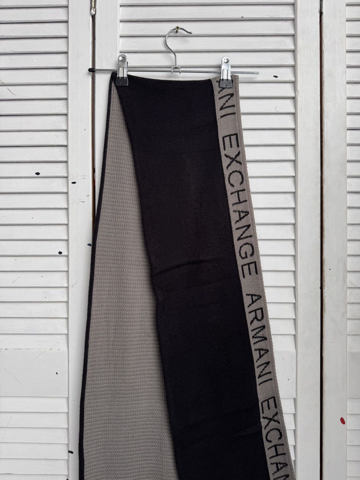 Armani Exchange Armani Exchange AX Reversible Logo Scarf Monogram Size ONE SIZE - 9 Thumbnail