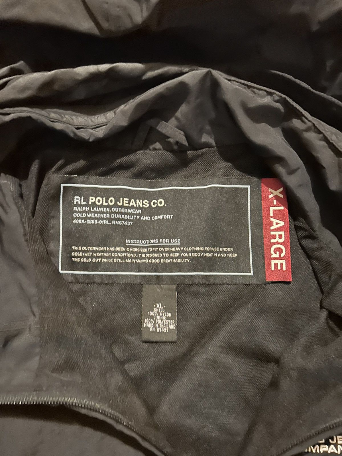 Polo Ralph Lauren × Vintage Polo Jeans Company Hoodie Vest Size US XL / EU 56 / 4 - 2 Thumbnail