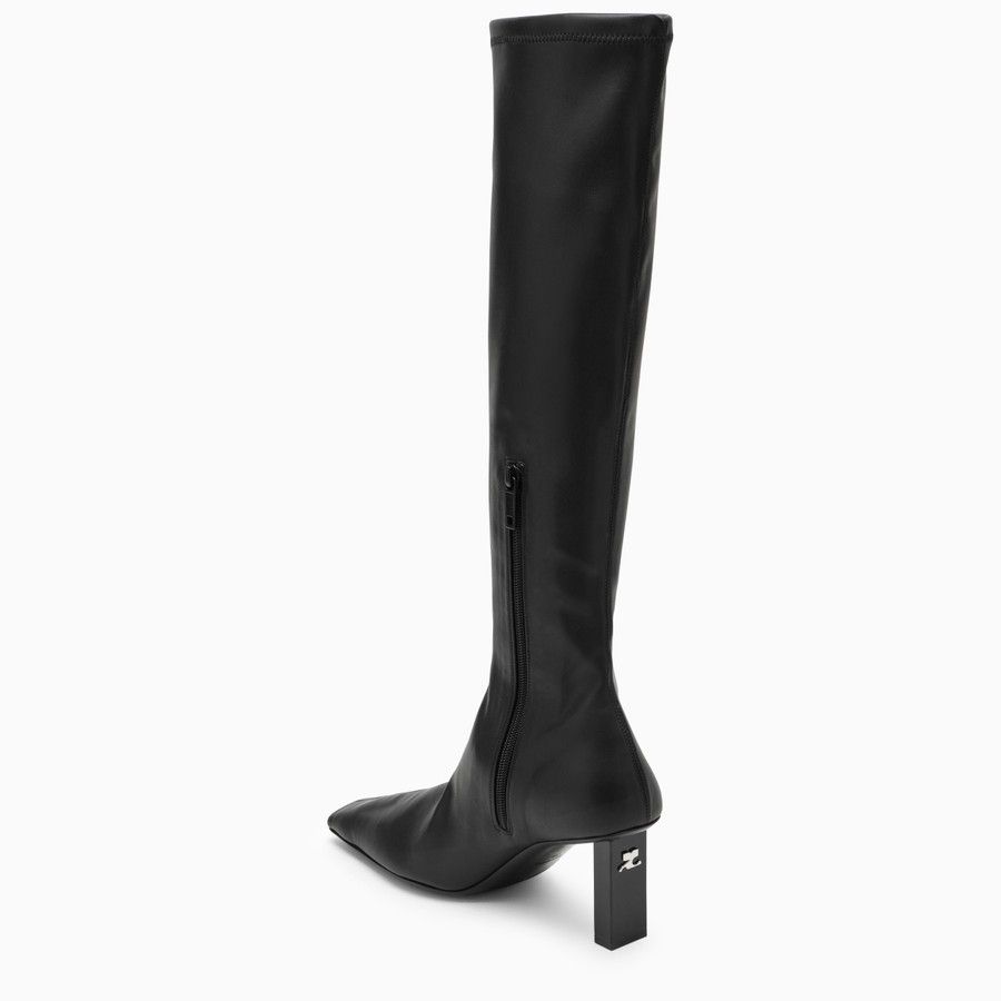 Courreges o1d2blof0824 Boots Ac Charm in Black Size US 6 / IT 36 - 4 Thumbnail