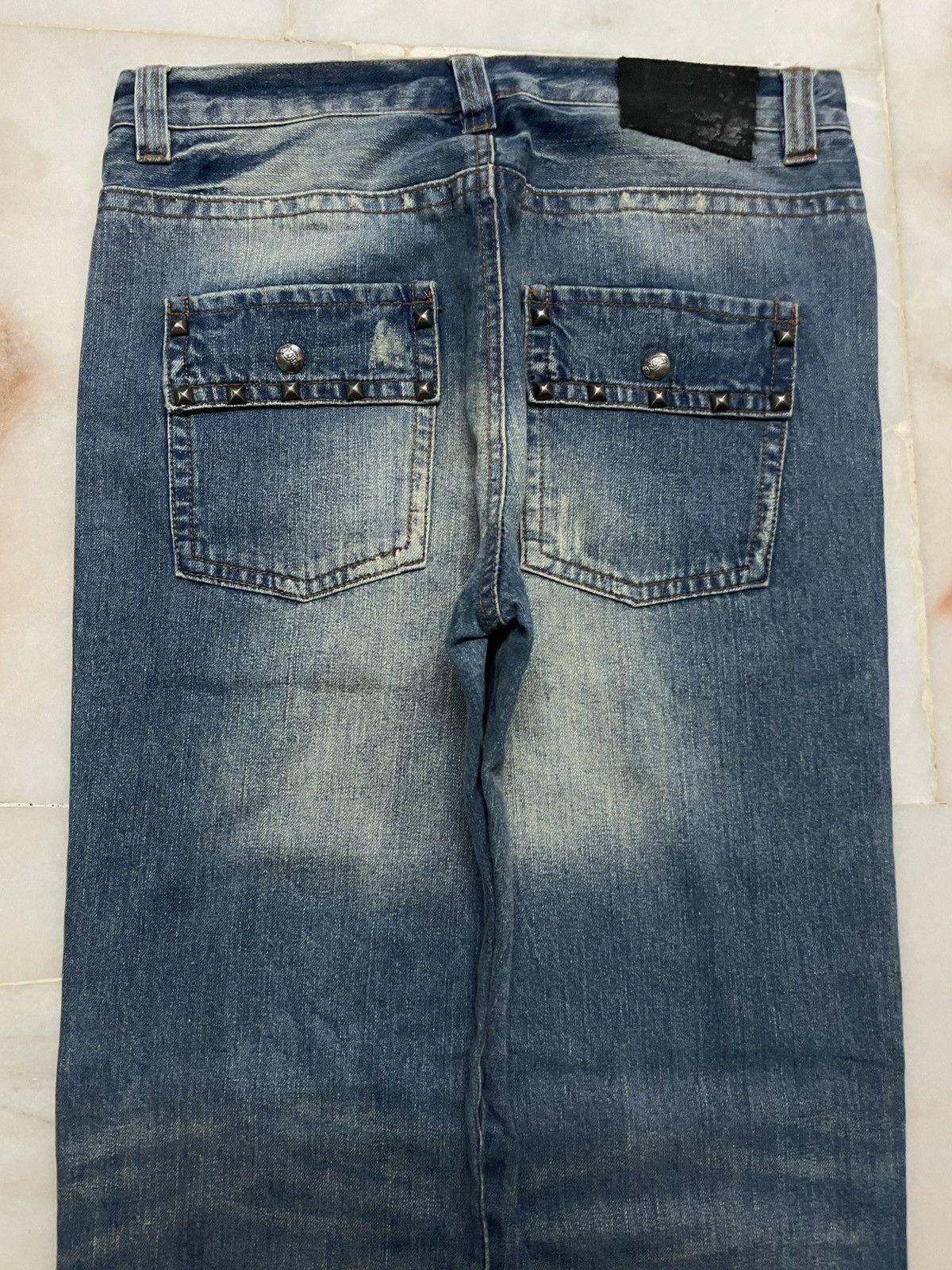 Seditionaries 💥Rare💥Rusk-K Bushpants Punk Jeans Studded Whisker Insane Size US 30 / EU 46 - 16 Thumbnail