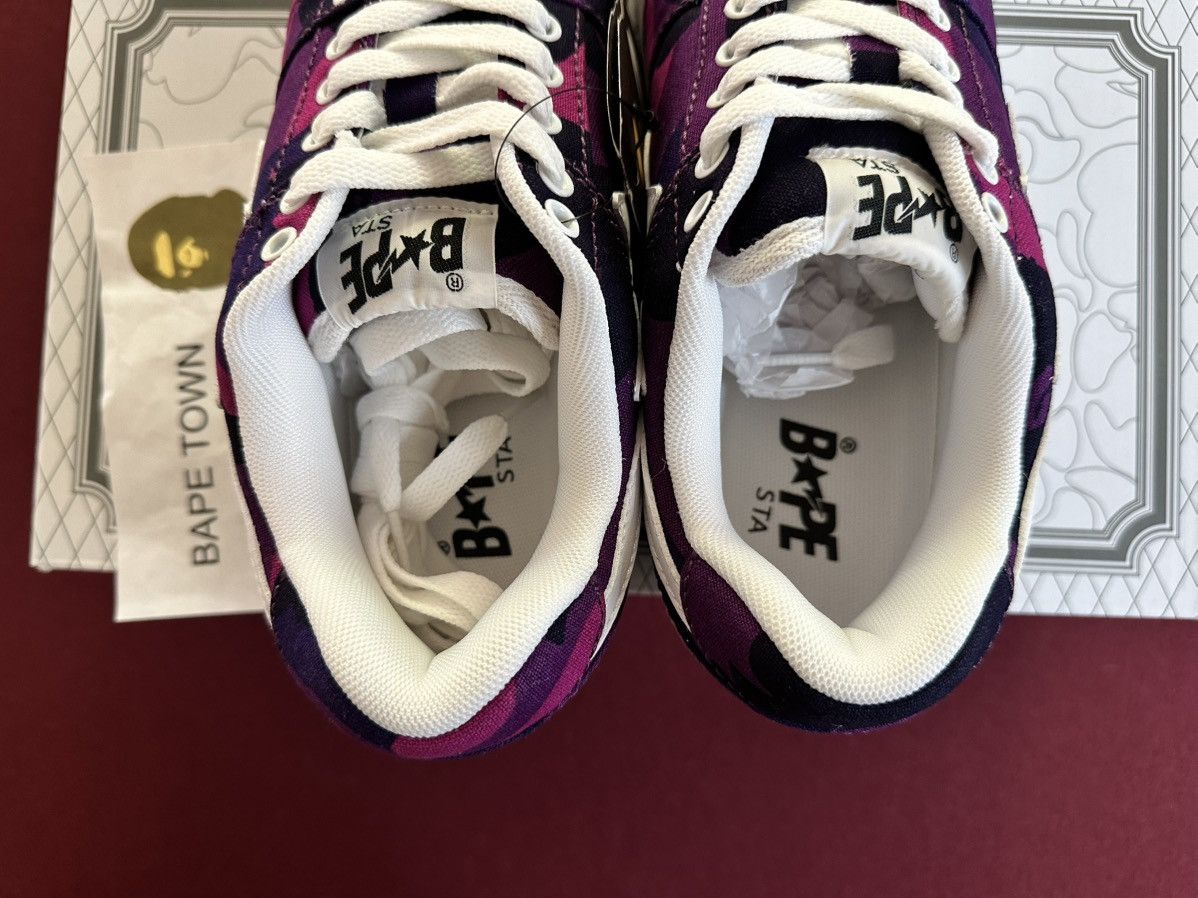 Bape COLOR CAMO BAPE STA LOW (PURPLE) Size US 8 / EU 41 - 4 Thumbnail