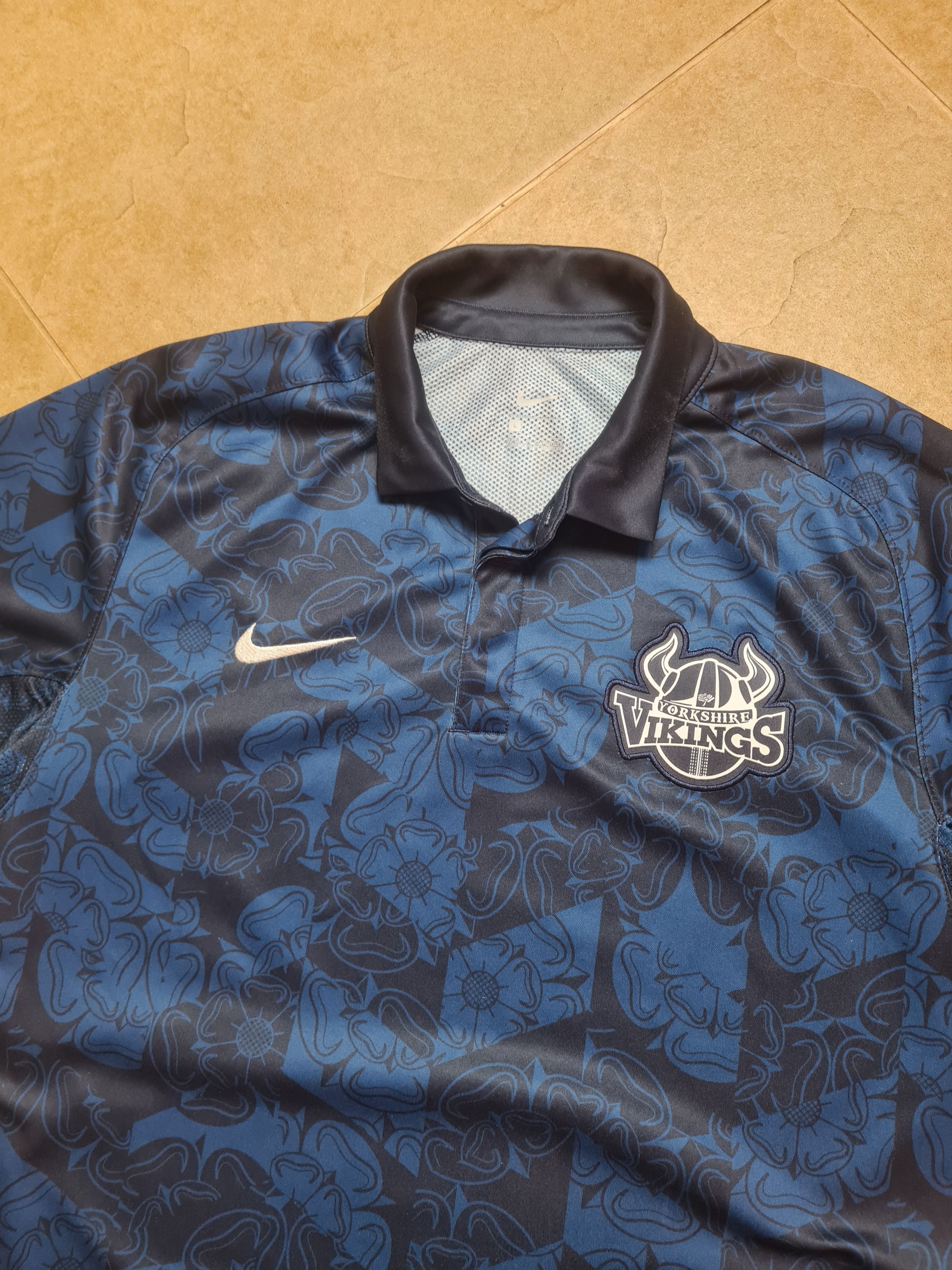 Nike Jersey Nike Cricket Dark Blue Sz L Yorkshire Vikings County Size US L / EU 52-54 / 3 - 11 Thumbnail