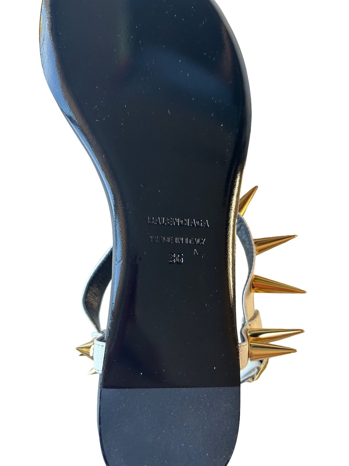Balenciaga Balenciaga White Spikes Sandals SS18 Size US 6 / IT 36 - 5 Thumbnail