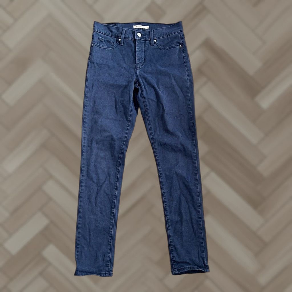 Levi's Levi's 311 Shaping Skinny Jeans Women Blue Denim 26x30 Slim Mid Rise Regular Type Jeans Size 26" / US 2 / IT 38 - 1 Thumbnail