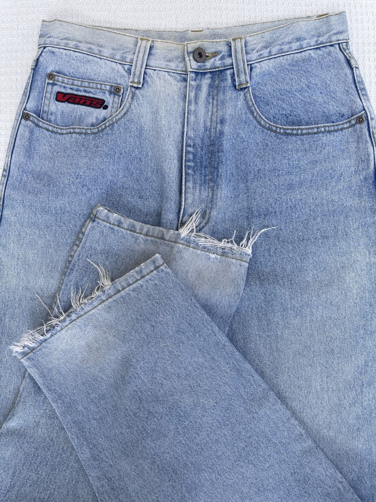 Vans Last Drop🔥Rare🔥Vintage 90s Vans USA Baggy Fit Jeans Size US 29 - 9 Thumbnail