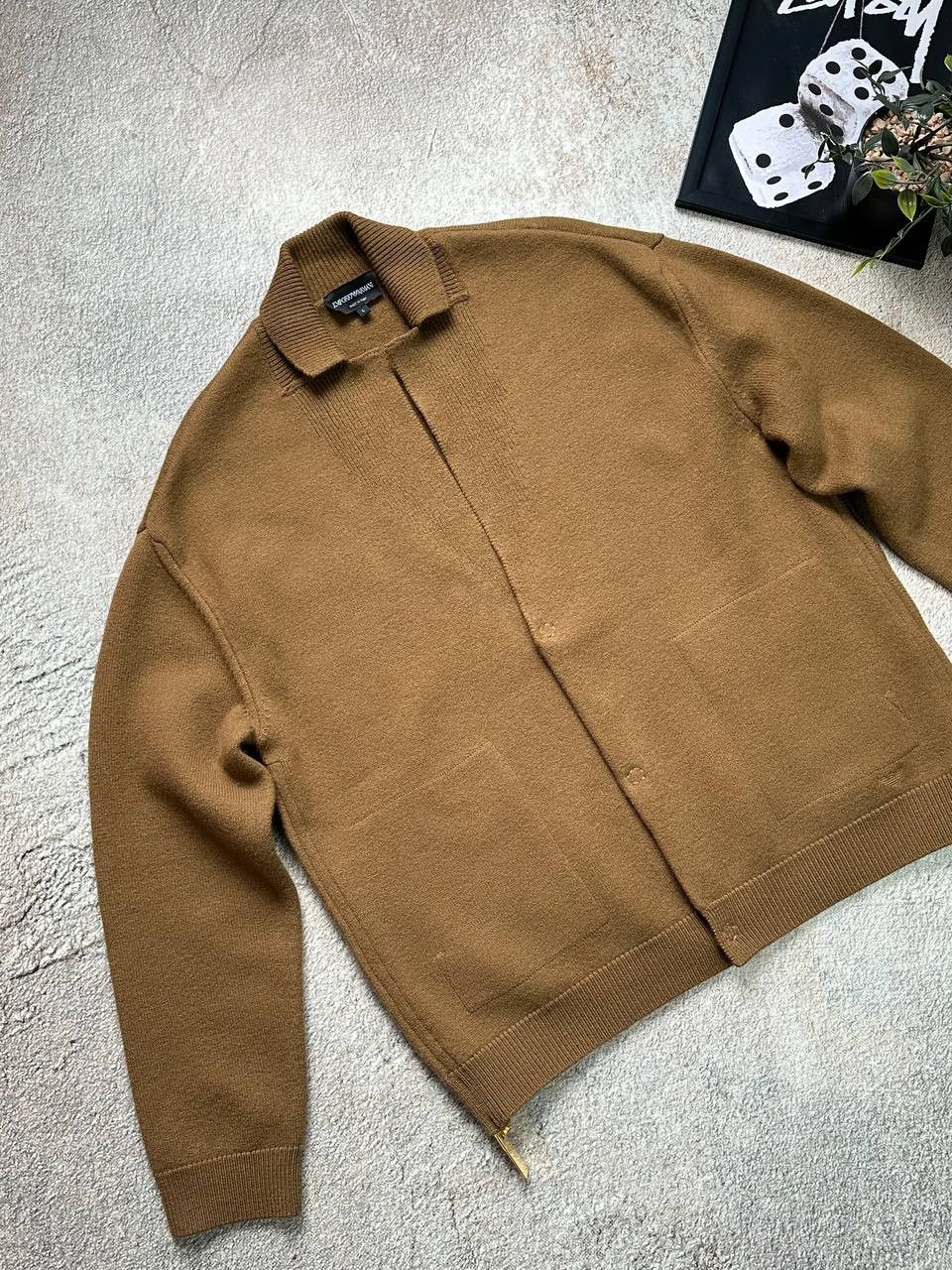 Emporio Armani cardigan jacket knite