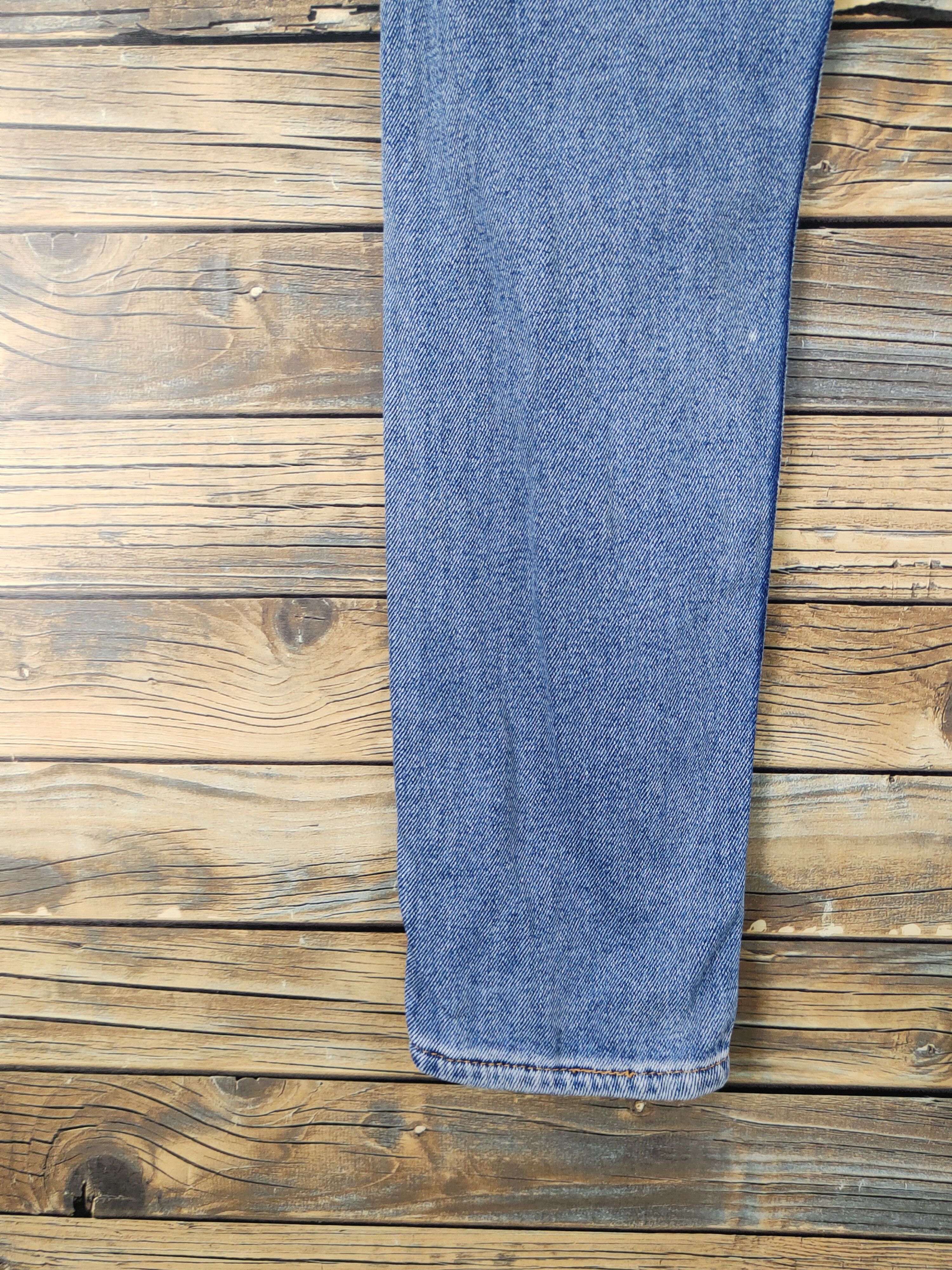 Vintage vintage Blue Distressed Ripped Jeans #W2067 Size 28" / US 6 / IT 42 - 10 Thumbnail