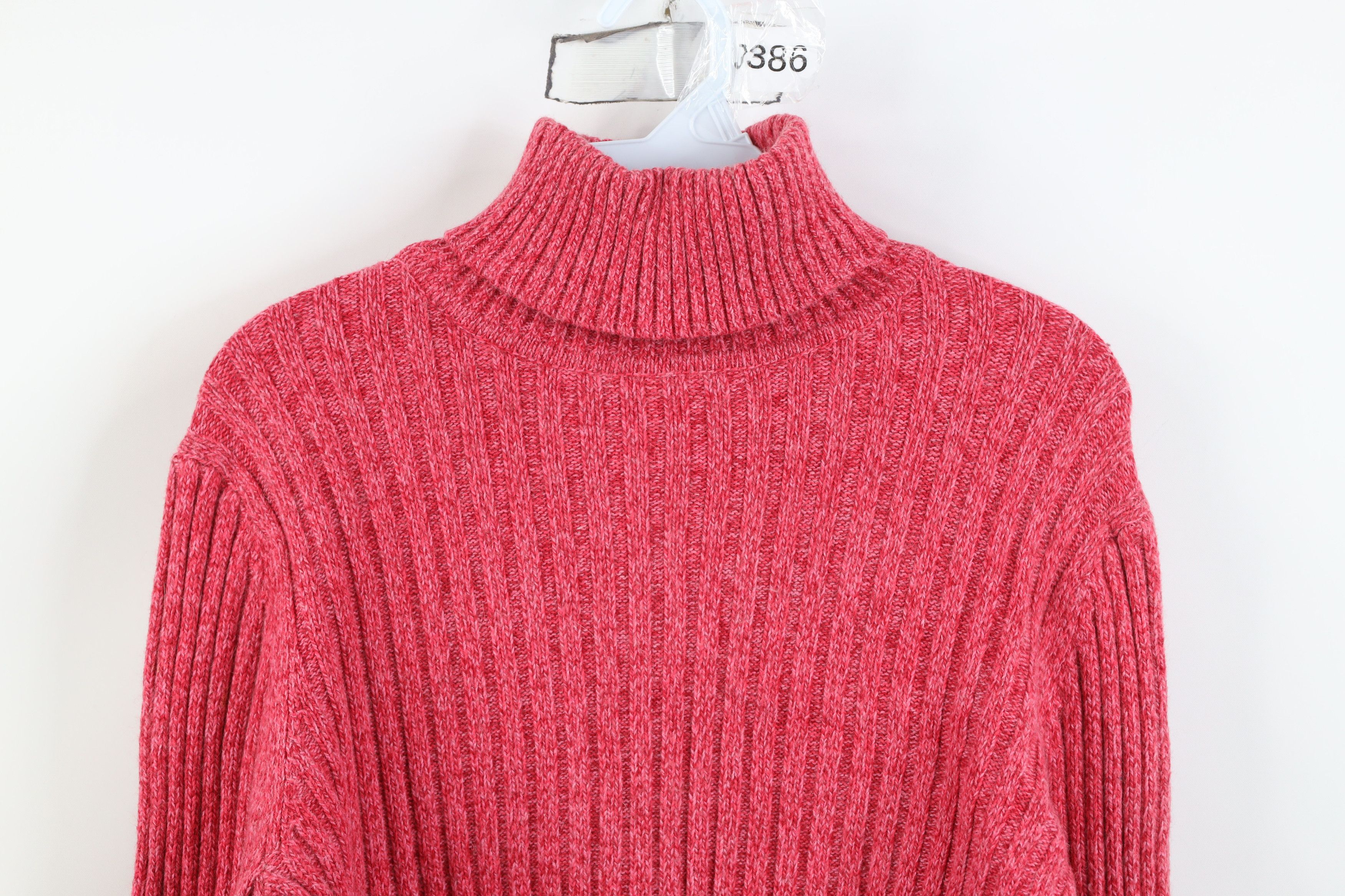Eddie Bauer Vintage Eddie Bauer Blend Ribbed Knit Turtleneck Sweater Size M / US 6-8 / IT 42-44 - 2 Thumbnail