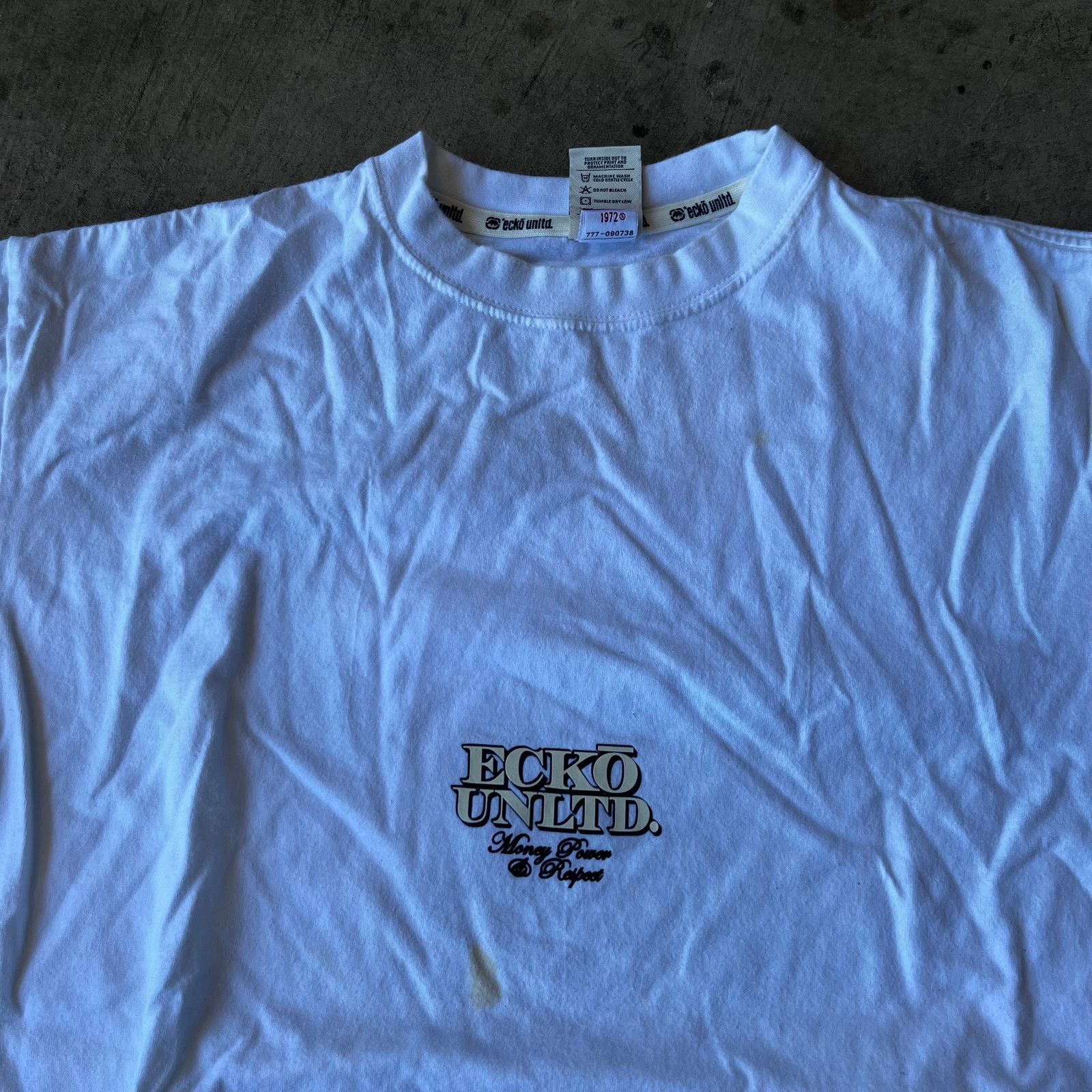 Vintage VINTAGE ECKO UNLTD SHIRT LOGO BRAND 2XL WHITE TEE 00S Y2K Size US XXL / EU 58 / 5 - 7 Thumbnail
