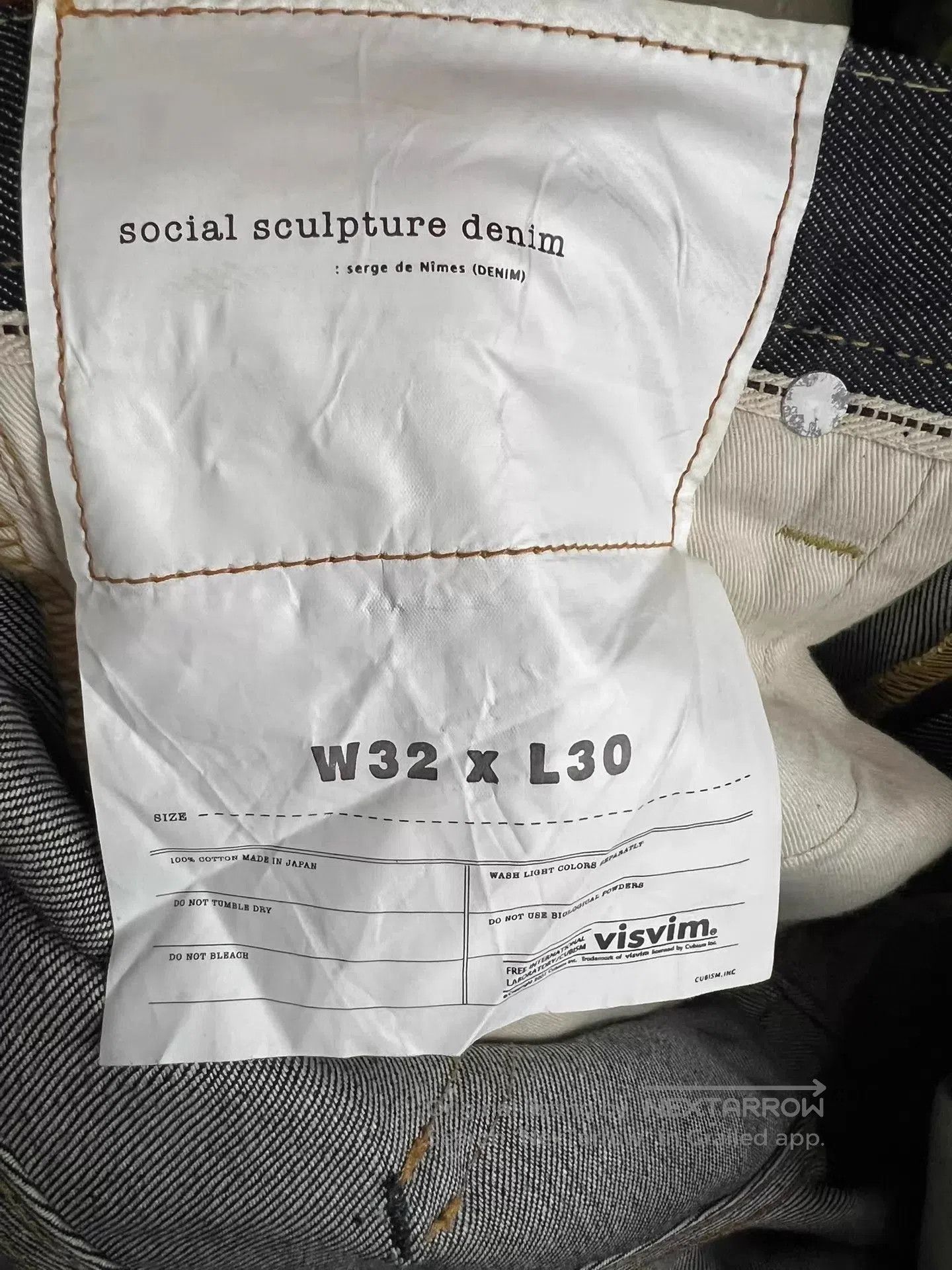 Visvim Blue Denim Jeans - Size 32. Size US 32 / EU 48 - 8 Thumbnail