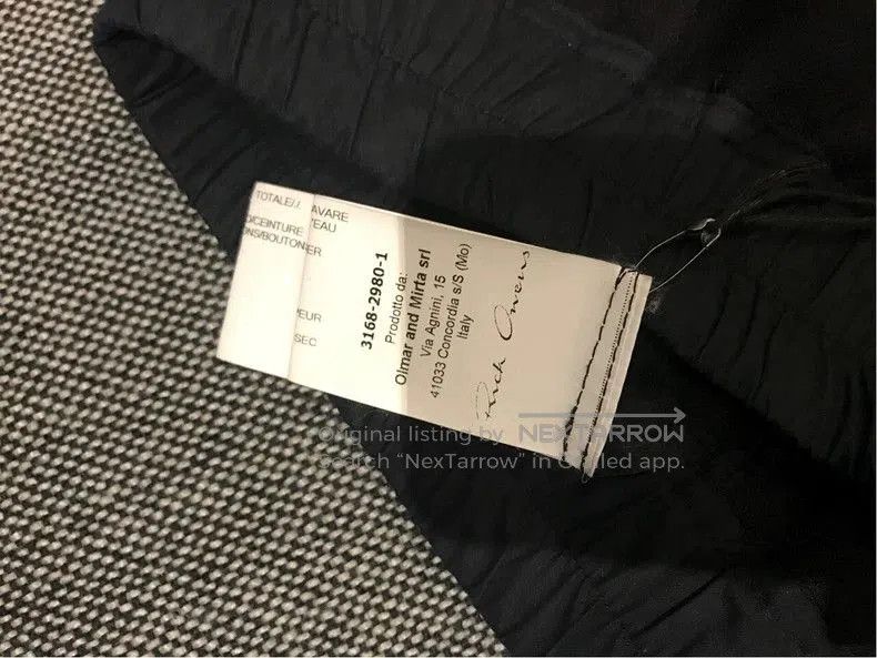 Rick Owens Rick Owens Black Italian-Made Pants 46. Size US 30 / EU 46 - 3 Thumbnail