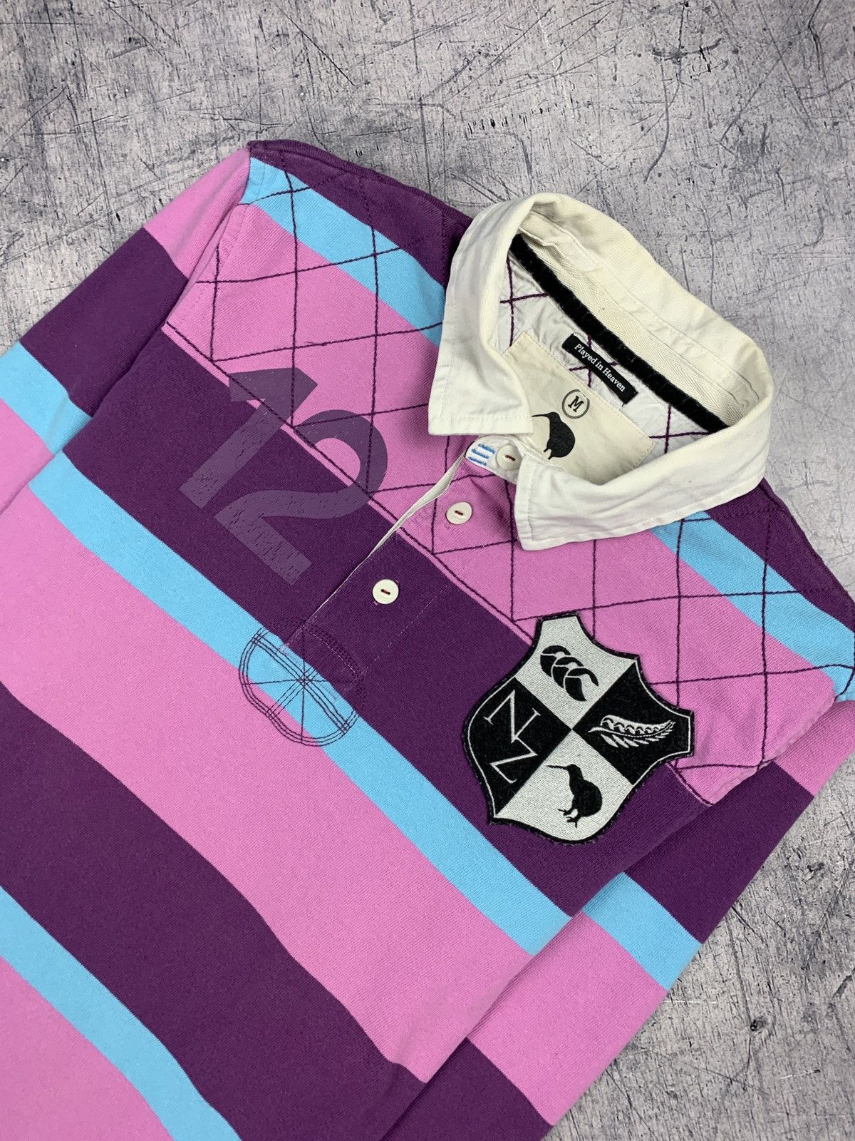 Canterbury of New Zealand Vintage Canterbury of New Zealand Rugby Shirt 90s striped Size US M / EU 48-50 / 2 - 2 Thumbnail