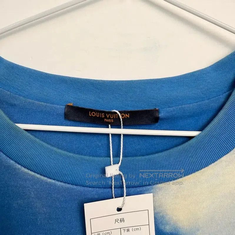Louis Vuitton Louis Vuitton Blue Cotton T-Shirt for Men . Size US L / EU 52-54 / 3 - 4 Thumbnail