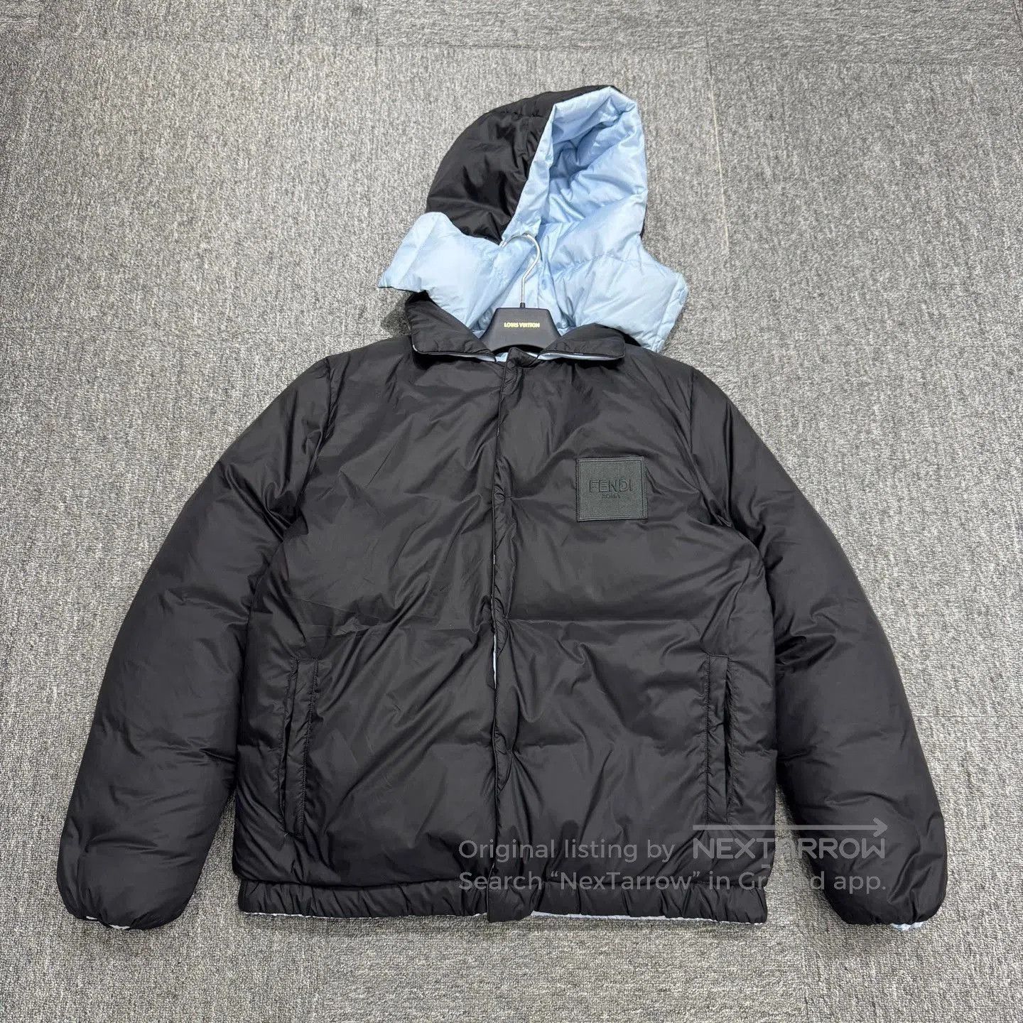 Fendi Black Puffer Jacket with Removable Hood . Size US M / EU 48-50 / 2 - 1 Thumbnail