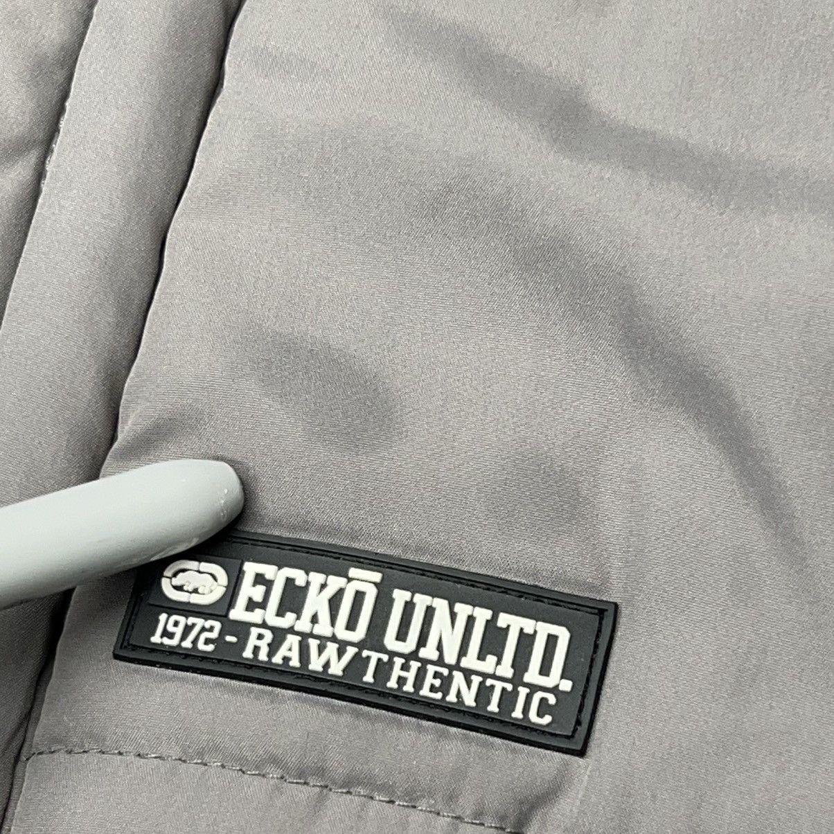 Ecko Unltd. × Vintage Ecko Unltd Vest Puffer Full Zip Padded Pocket Logo Y2K Size US XXL / EU 58 / 5 - 4 Thumbnail