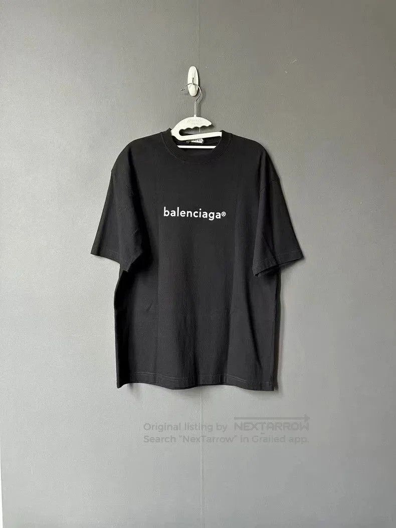 Balenciaga Balenciaga Black Logo Short Sleeve Tee. Size US XXS / EU 40 - 1 Thumbnail