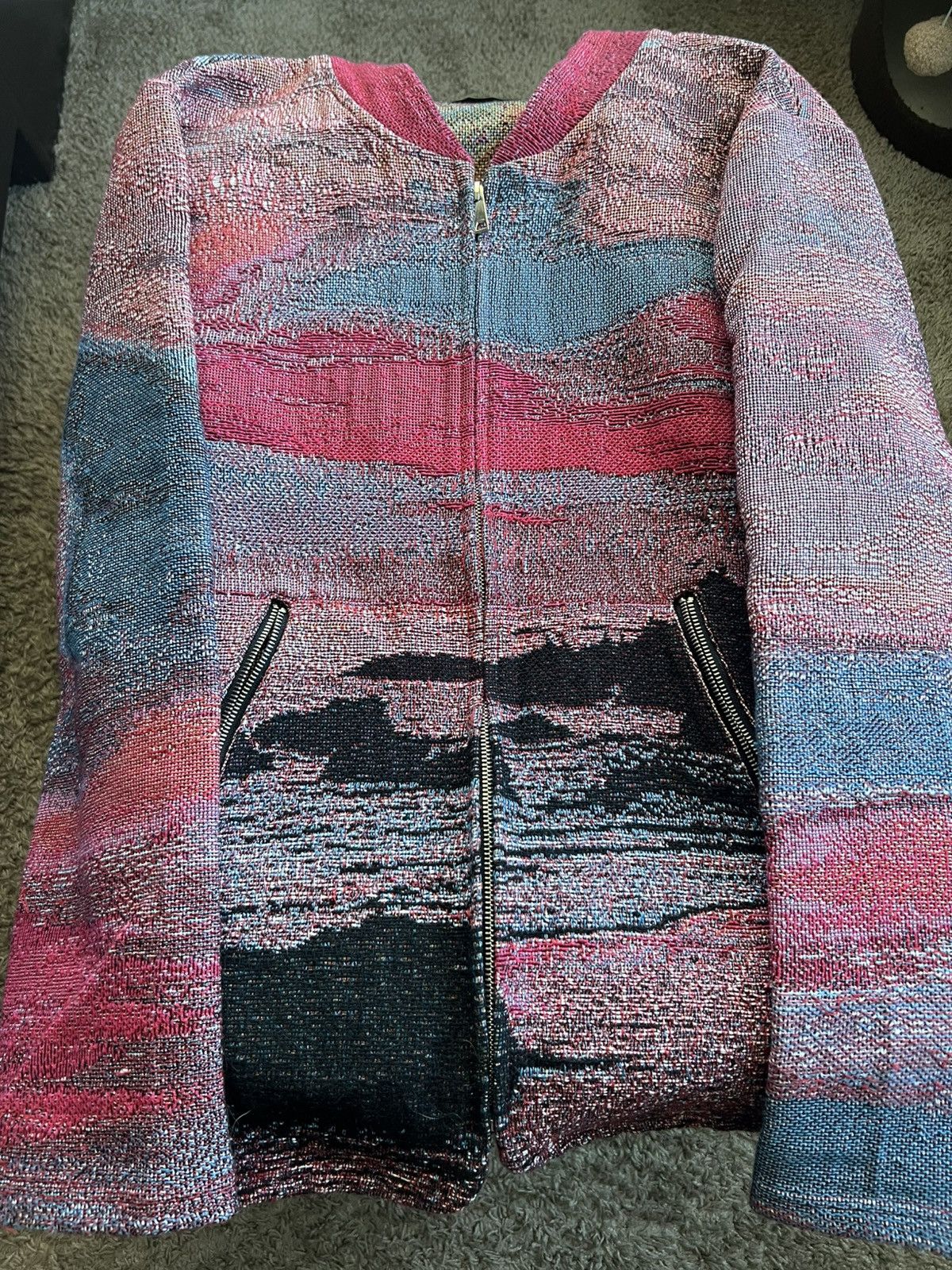 4x1111 4x1111 Red Sunset Tapestry Jacket Size US M / EU 48-50 / 2 - 1 Thumbnail