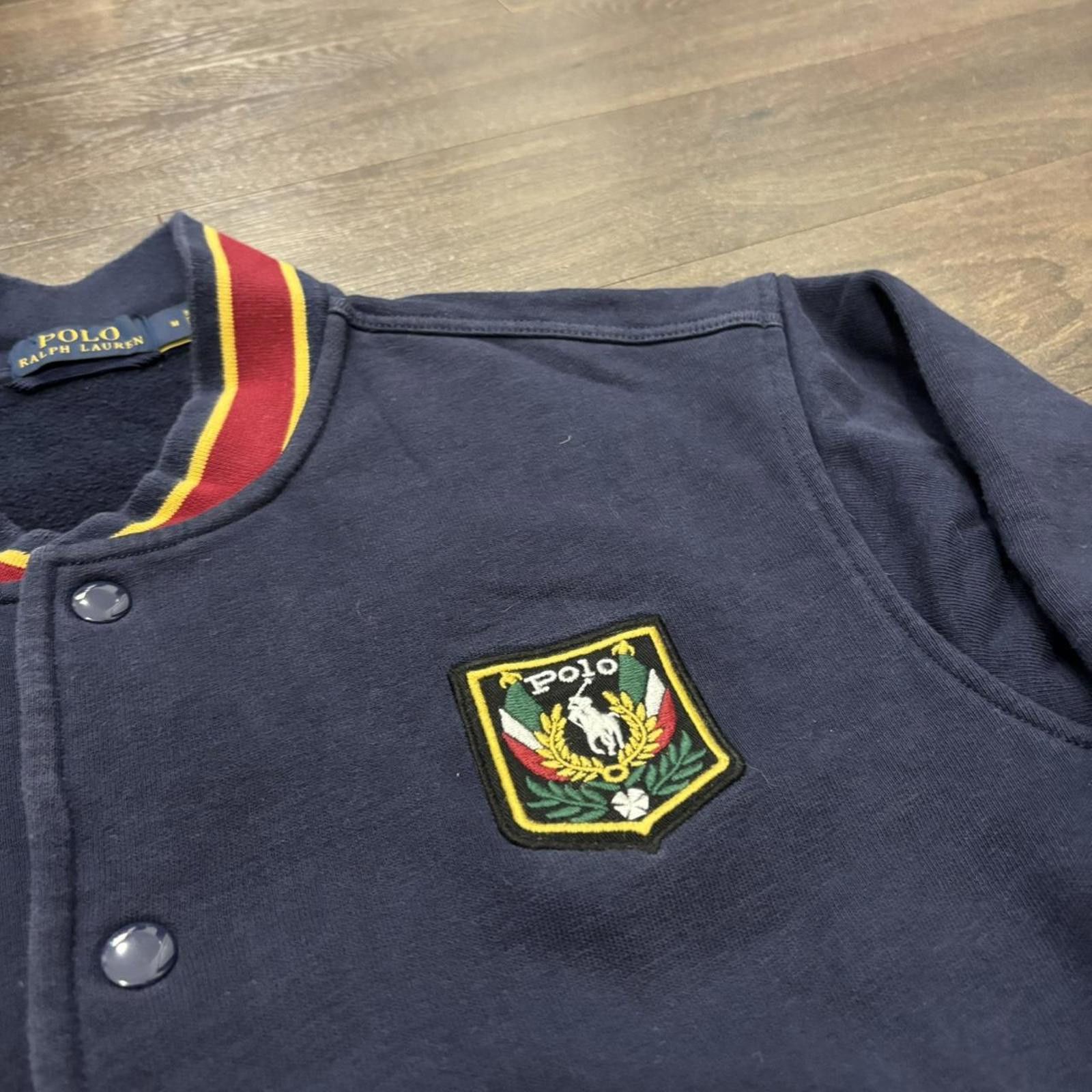 Polo Ralph Lauren vintage polo Ralph Lauren crest button up sweatshirt 00s M Size US M / EU 48-50 / 2 - 2 Thumbnail