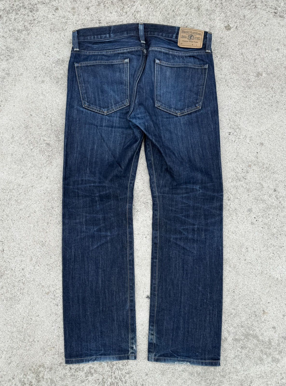 Japanese Brand Back Number Men’s Jeans Size 34 Made in Nippon 100% Cotton Size US 34 / EU 50 - 12 Thumbnail