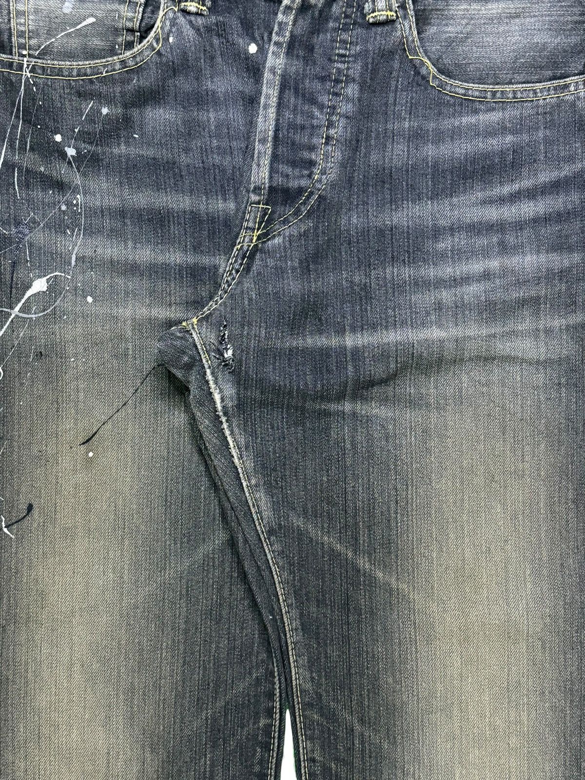 Eternal × Japanese Brand Vintage Japanese Eternal Mud Wash Painted Distressed Jeans Size US 28 / EU 44 - 5 Thumbnail