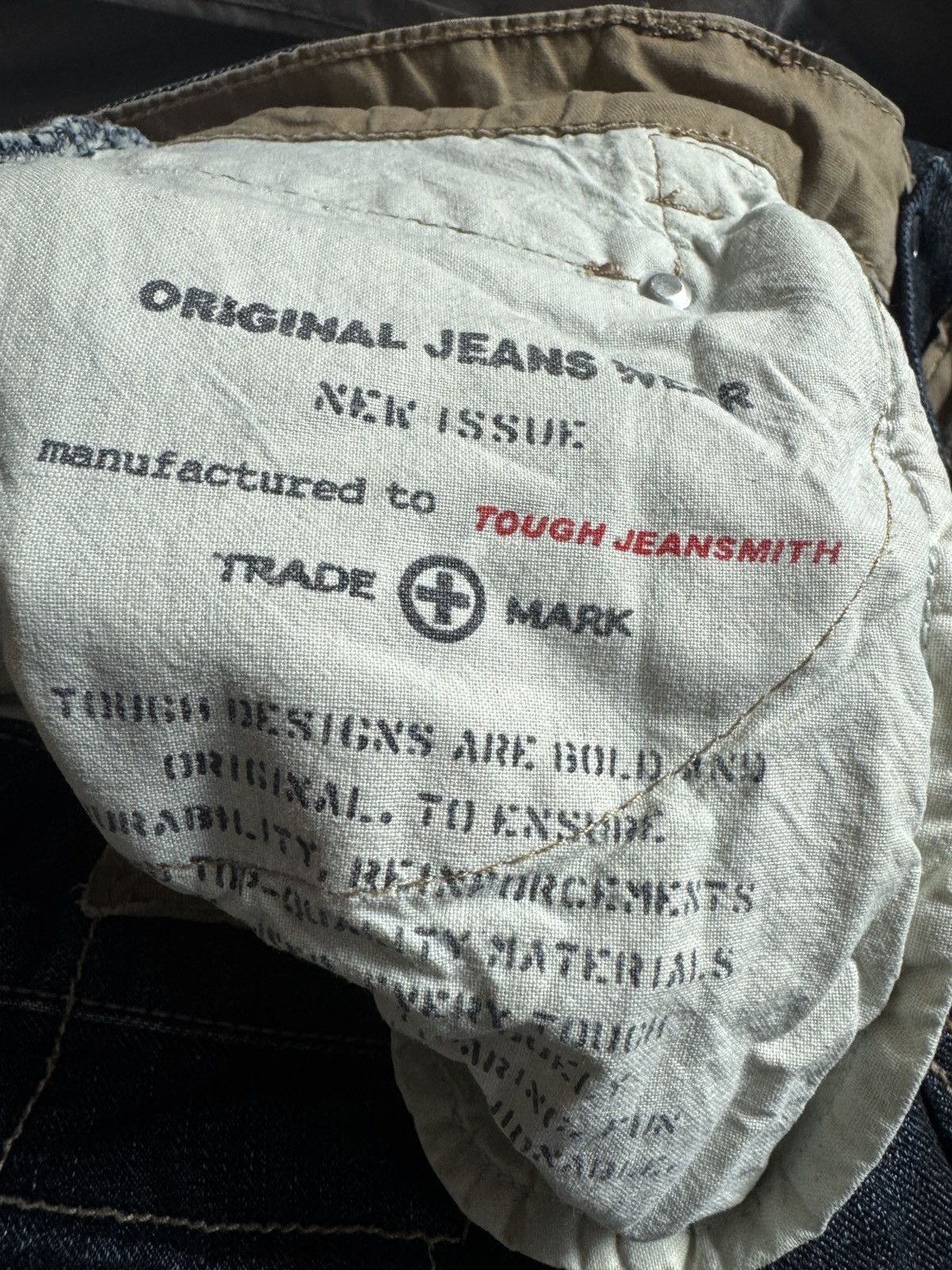 Japanese Brand × Jean Vintage Tough Jeansmith Bootcut Embroidered Japanese Denim Size US 29 - 6 Thumbnail
