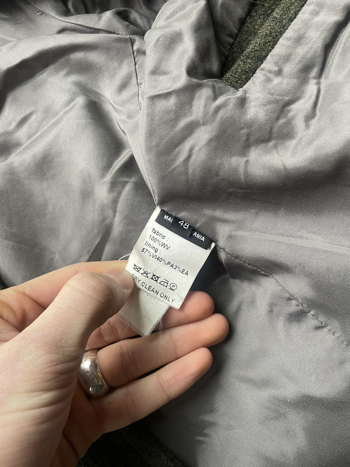 Raf Simons Raf Simons AW08/09 Olive Wool Coat Size US M / EU 48-50 / 2 - 6 Thumbnail