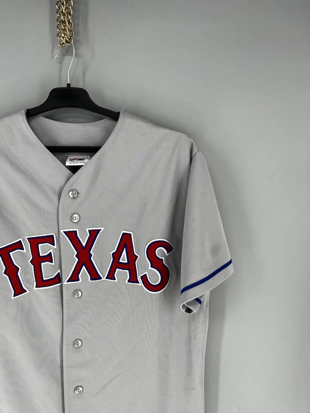 Majestic Texas Rangers MLB Majestic Cool Base plain spellout jersey Size US M / EU 48-50 / 2 - 5 Thumbnail