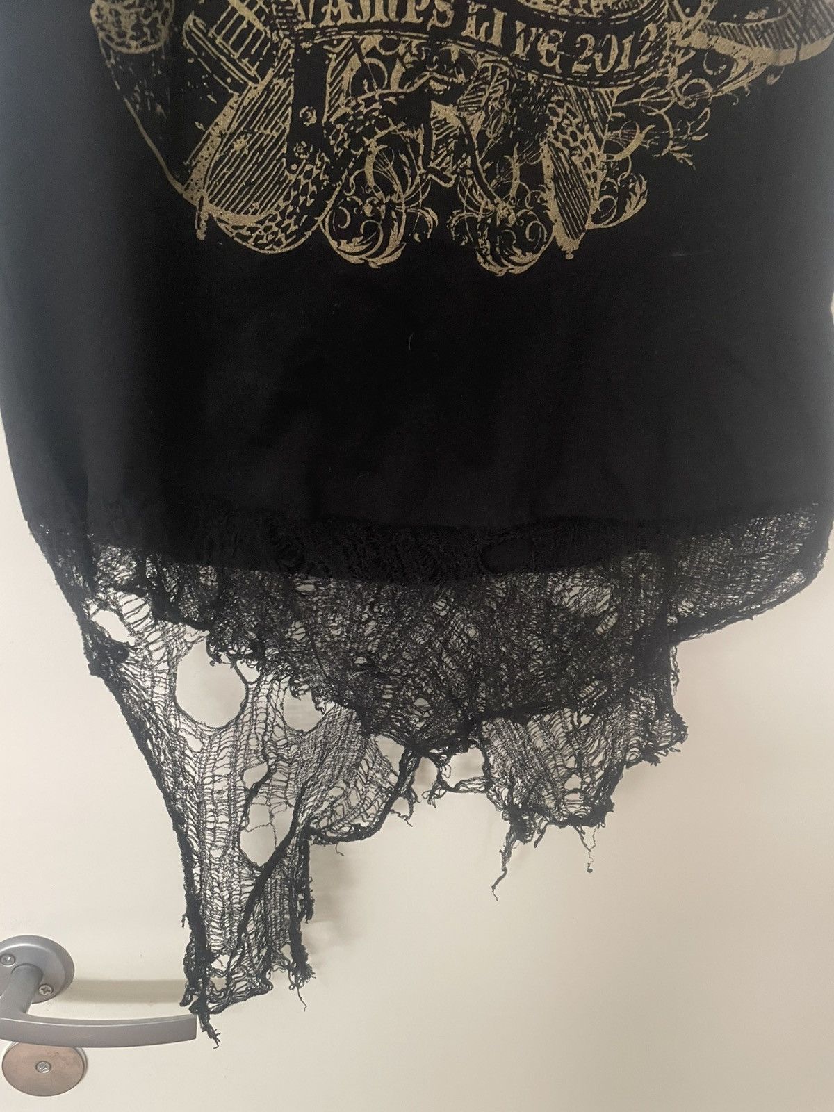 Japanese Brand Japanese Band Vamps 2012 Live Spiderweb t-shirt Size S / US 4 / IT 40 - 4 Thumbnail