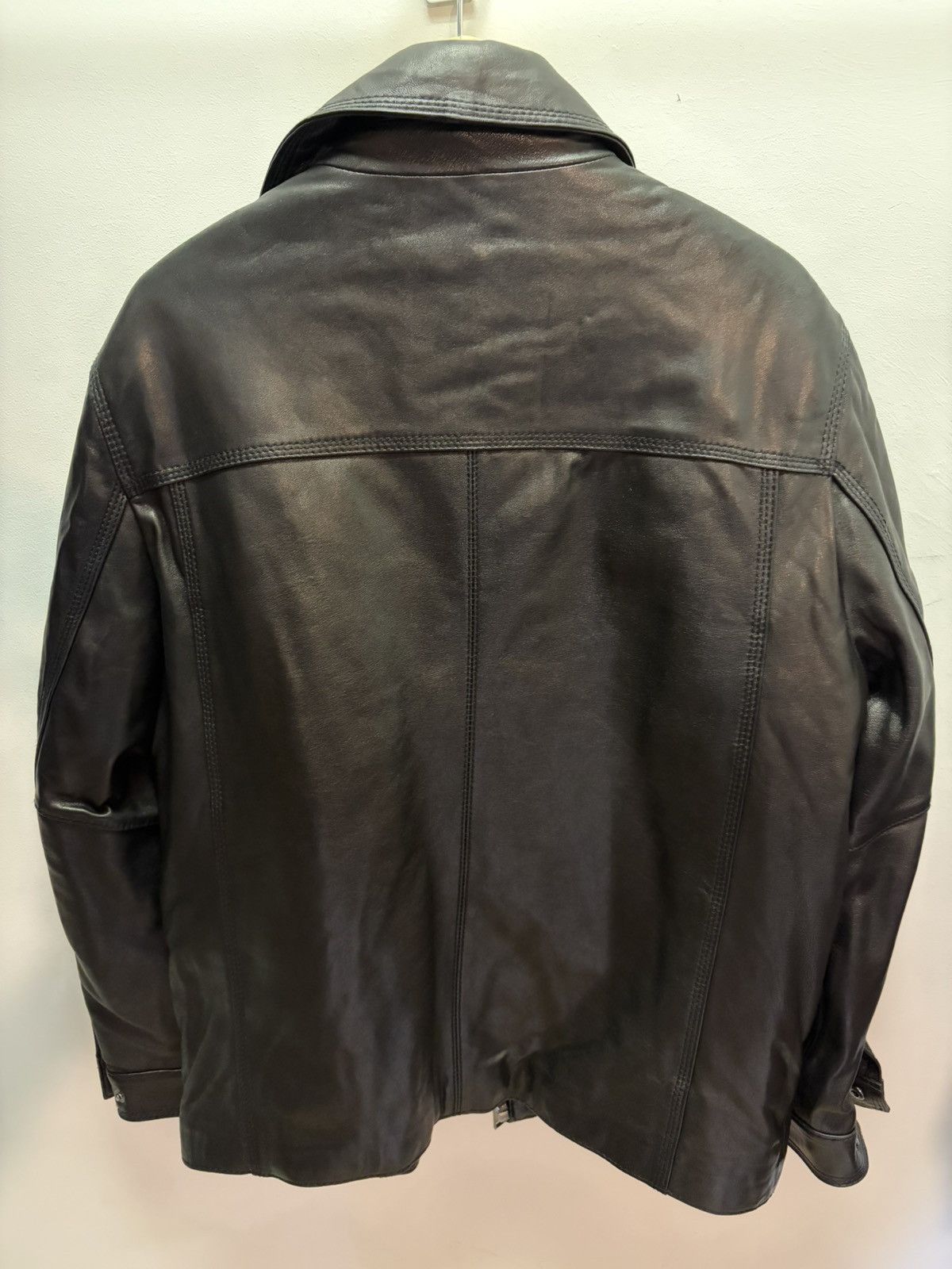Andrew Marc Marc New York Leather Bomber Jacket Andrew Marc, Size Medium Size US M / EU 48-50 / 2 - 8 Thumbnail