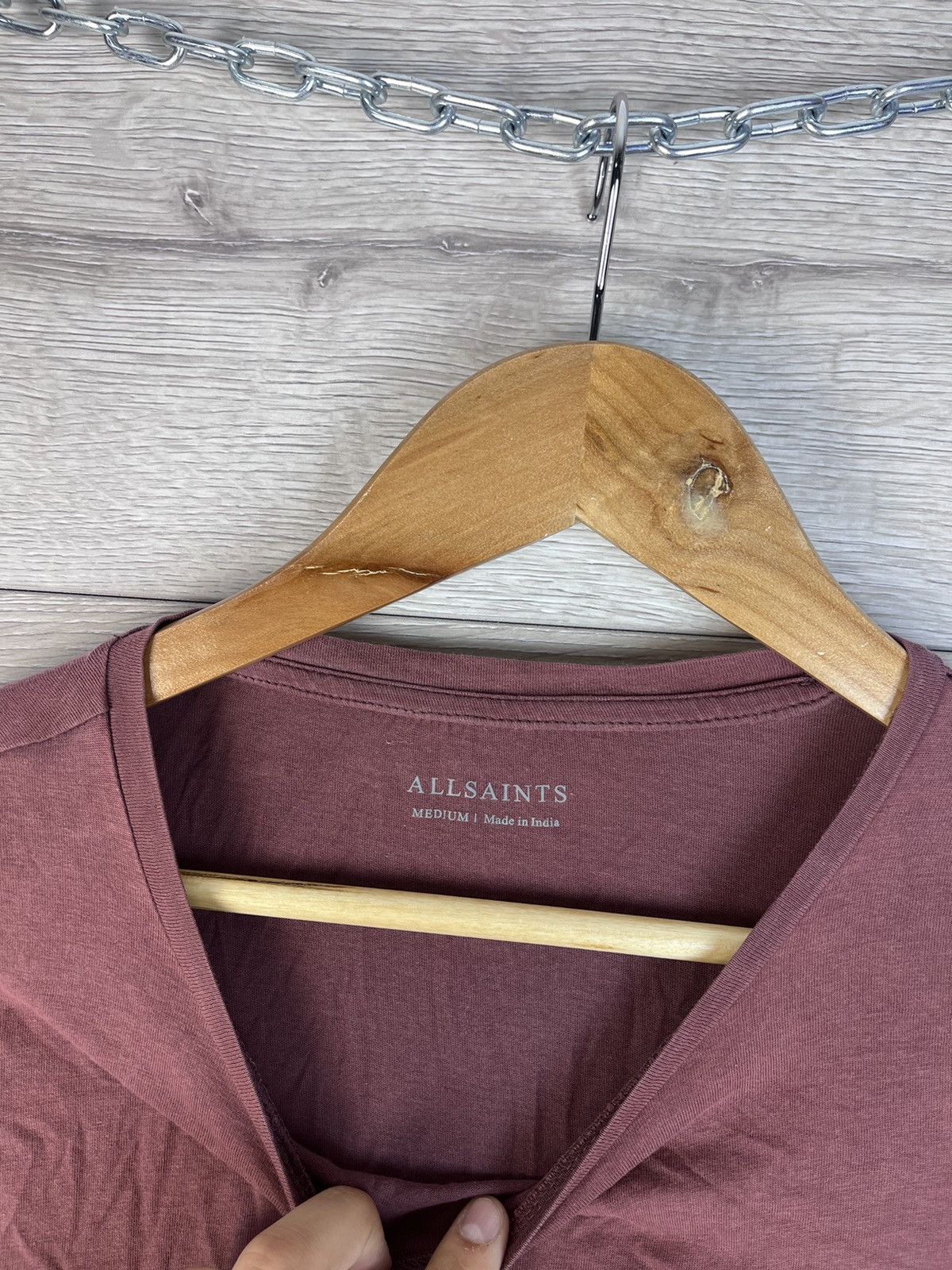 Allsaints Mens t-shirt Allsaints size M Size US M / EU 48-50 / 2 - 6 Thumbnail