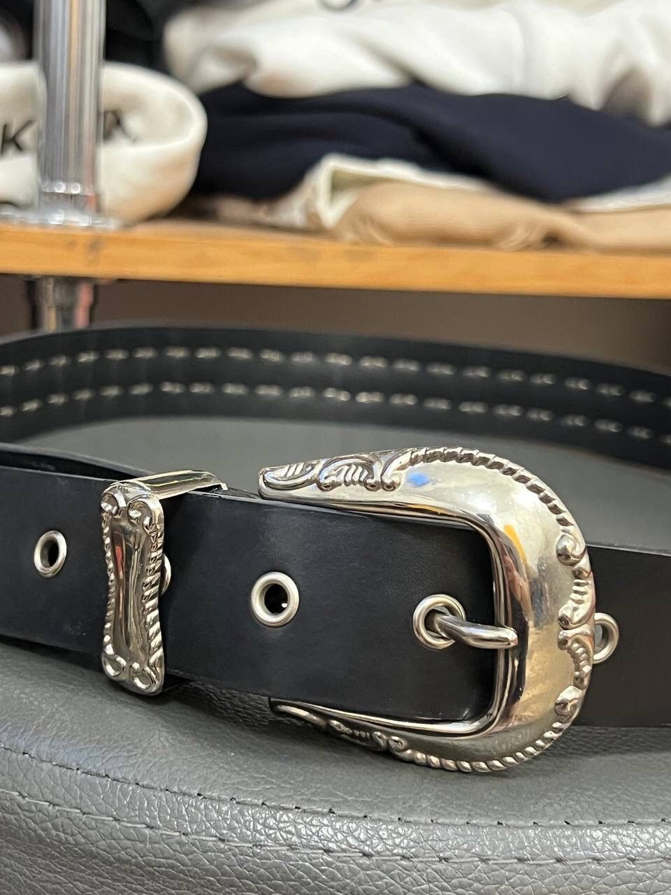 Other Punk B.B Simons Belt Y2K Style Leather USA Size ONE SIZE - 6 Thumbnail
