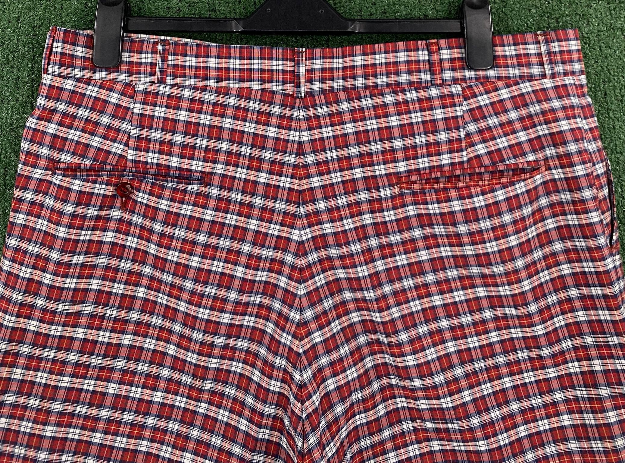 Vintage 70’s Higgins Plaid Slacks Shorts Men’s Size 38 USA Made Size US 38 / EU 54 - 7 Thumbnail