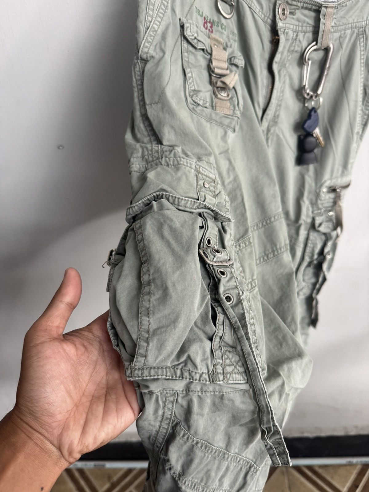 Japanese Brand VINTAGE Y2K BAGGY CARGO PANT WITH MULTI POCKET Size US 28 / EU 44 - 3 Thumbnail