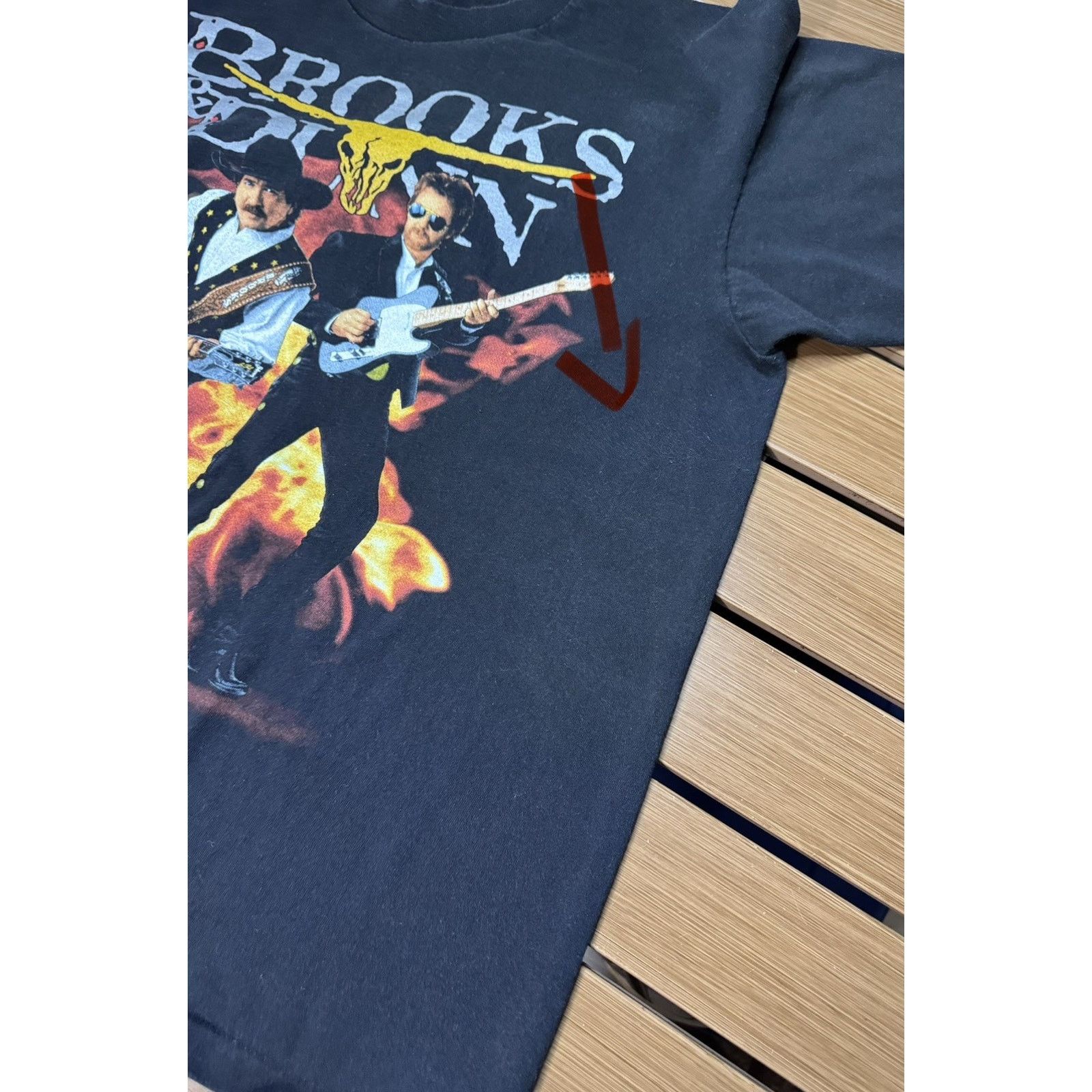 Anvil Vintage Brooks & Dunn Electric Rodeo 90s Concert T-shirt L Size US L / EU 52-54 / 3 - 8 Thumbnail