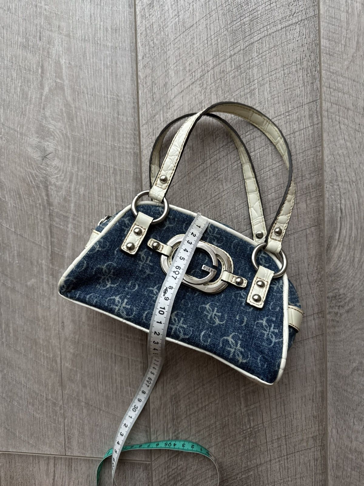 Guess Guess vintage buckle logo bag baguette mini 00s Y2k Handbag Size ONE SIZE - 16 Thumbnail