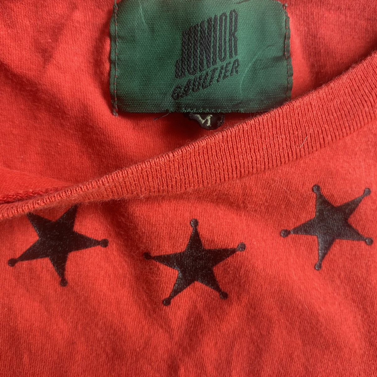 Jean Paul Gaultier JPG Five Point Sheriff Star T Shirt Size US M / EU 48-50 / 2 - 4 Thumbnail