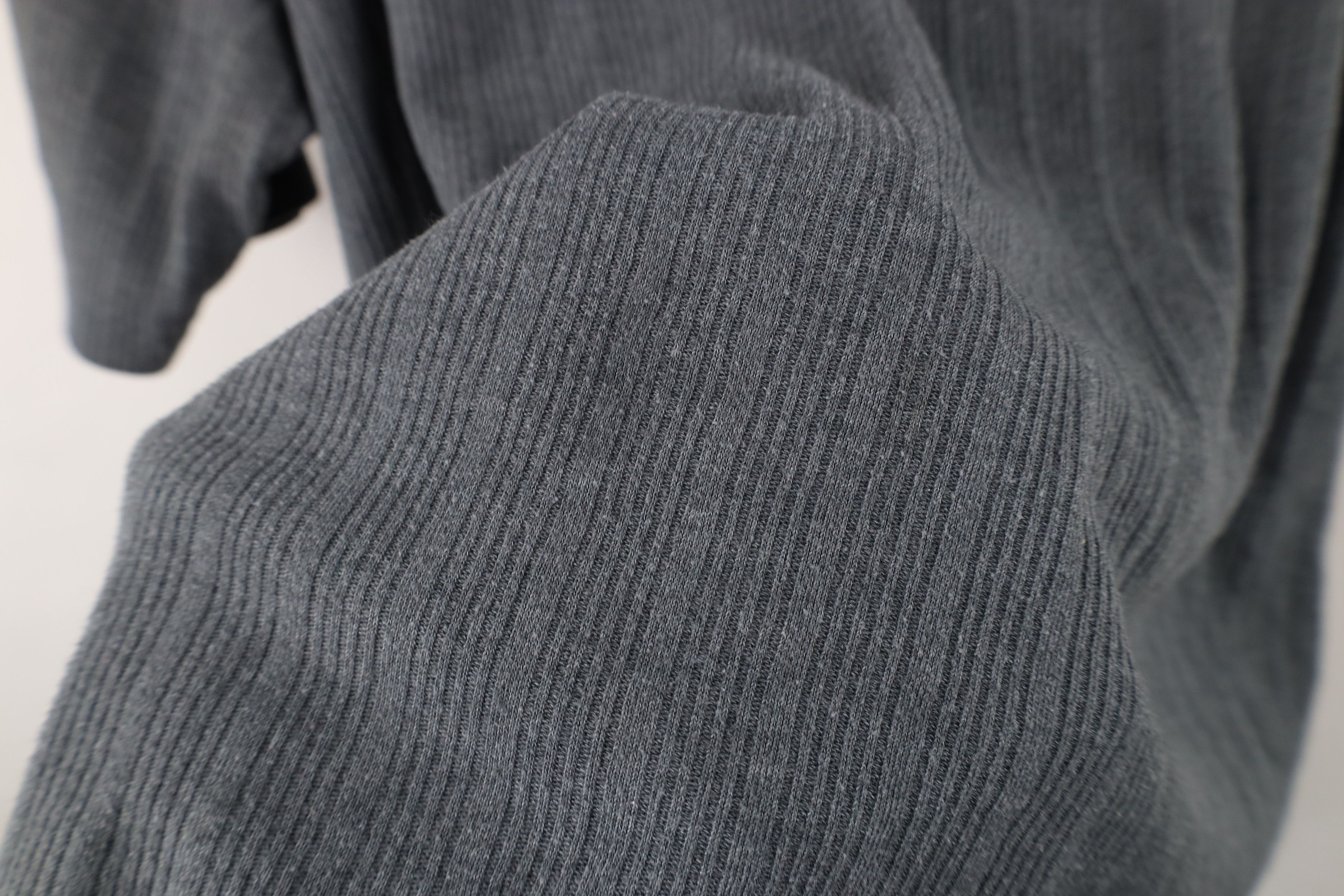 Vintage Vintage 90s Streetwear Knit Short Sleeve Henley T-Shirt Gray Size US XL / EU 56 / 4 - 6 Thumbnail