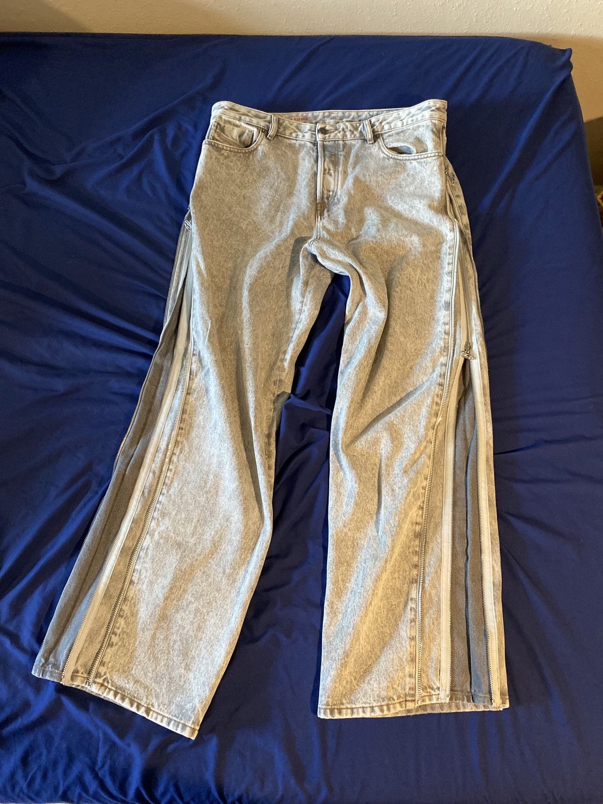 Diesel diesel zip up flared pants Size US 38 / EU 54 - 5 Thumbnail