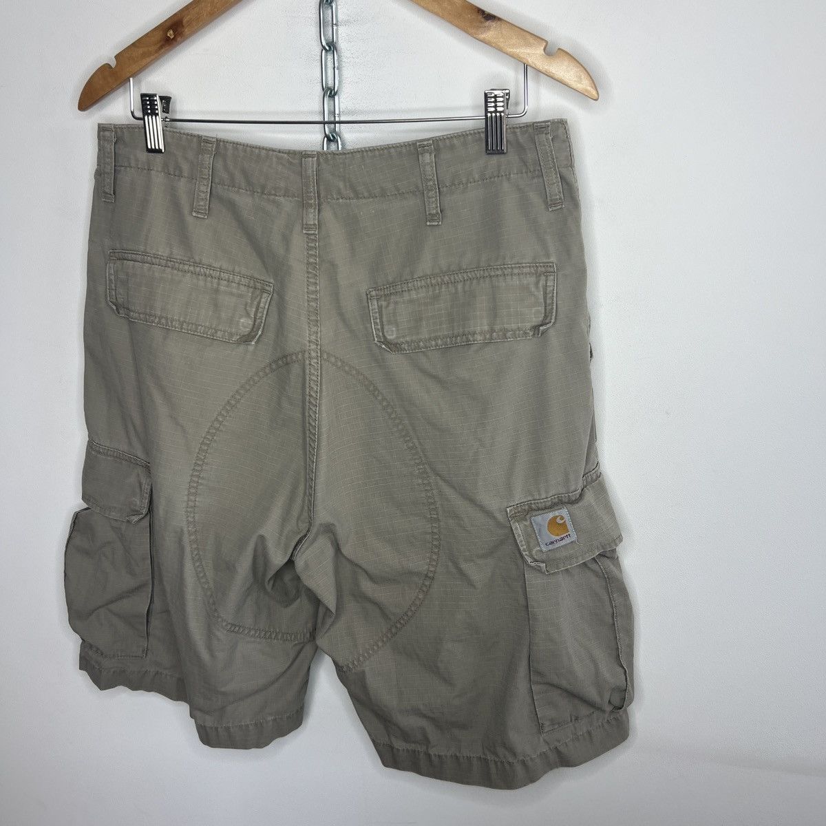 Carhartt Essential Vintage Y2K Carhartt Workwear Cargo Shorts Skater Size US 34 / EU 50 - 6 Thumbnail